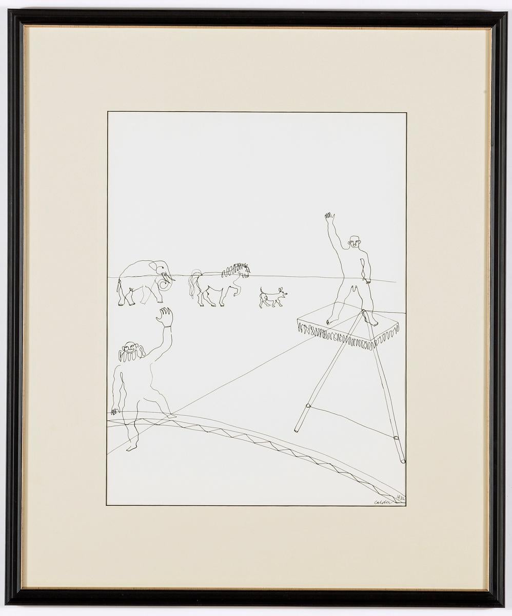Calder Circus, complete Set of 16 lithographs after the original drawings 2