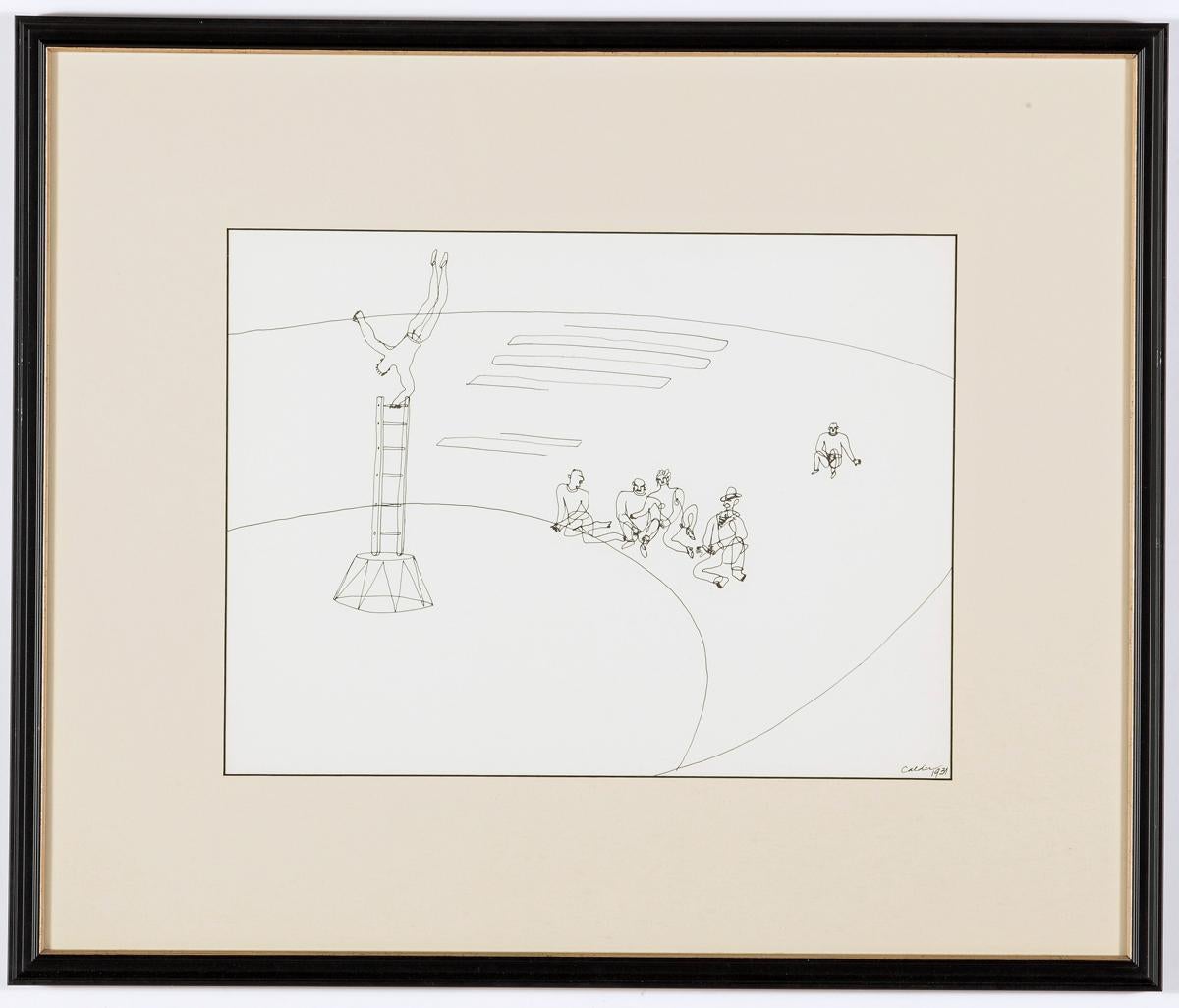Calder Circus:: vollständiger Satz von 16 Lithographien nach den Originalzeichnungen – Print von (after) Alexander Calder