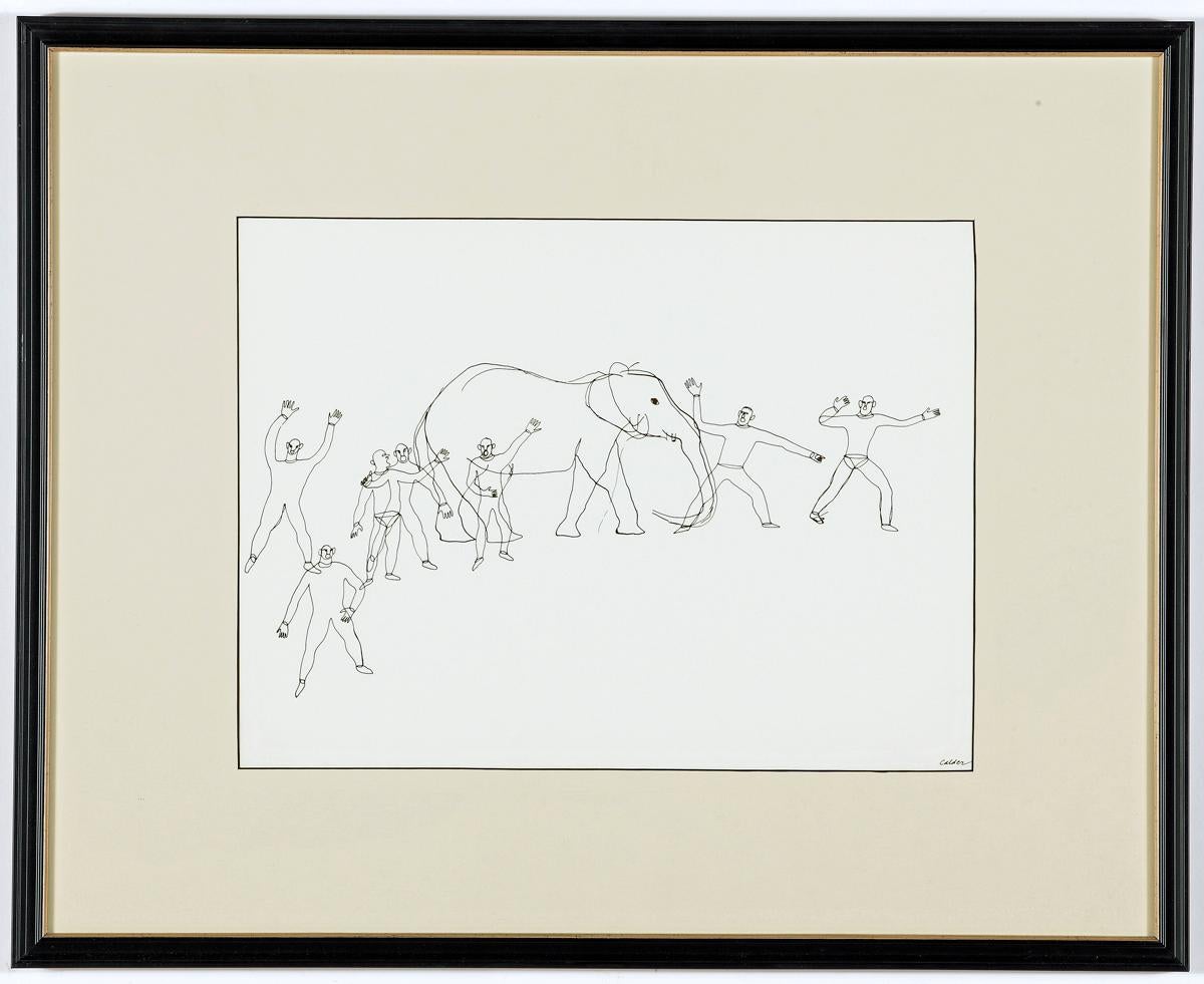 Calder Circus:: vollständiger Satz von 16 Lithographien nach den Originalzeichnungen (Moderne), Print, von (after) Alexander Calder