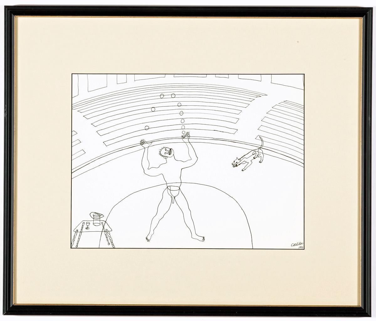 alexander calder circus drawings