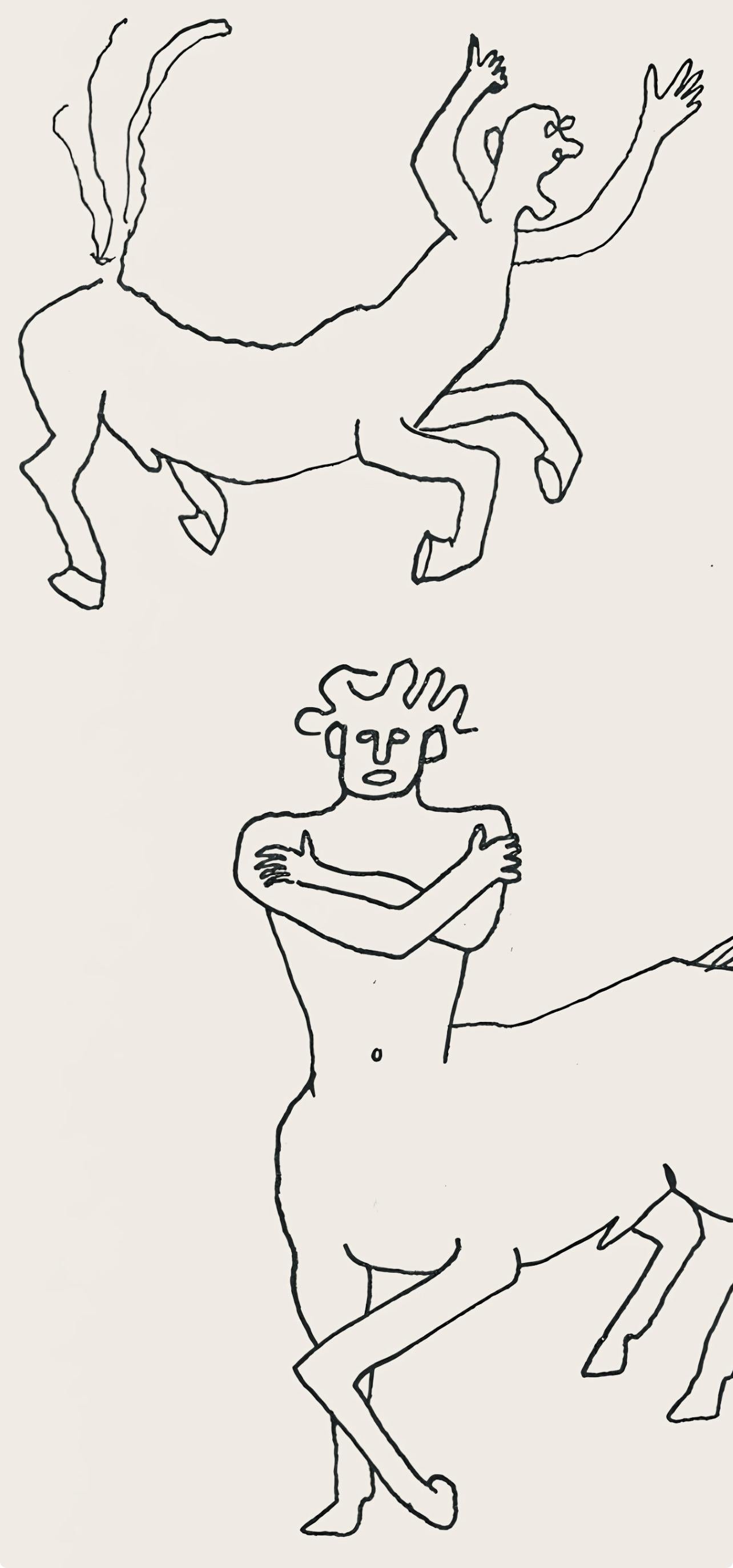 Calder, Composition, A Bestiary (après) - Print de Alexander Calder