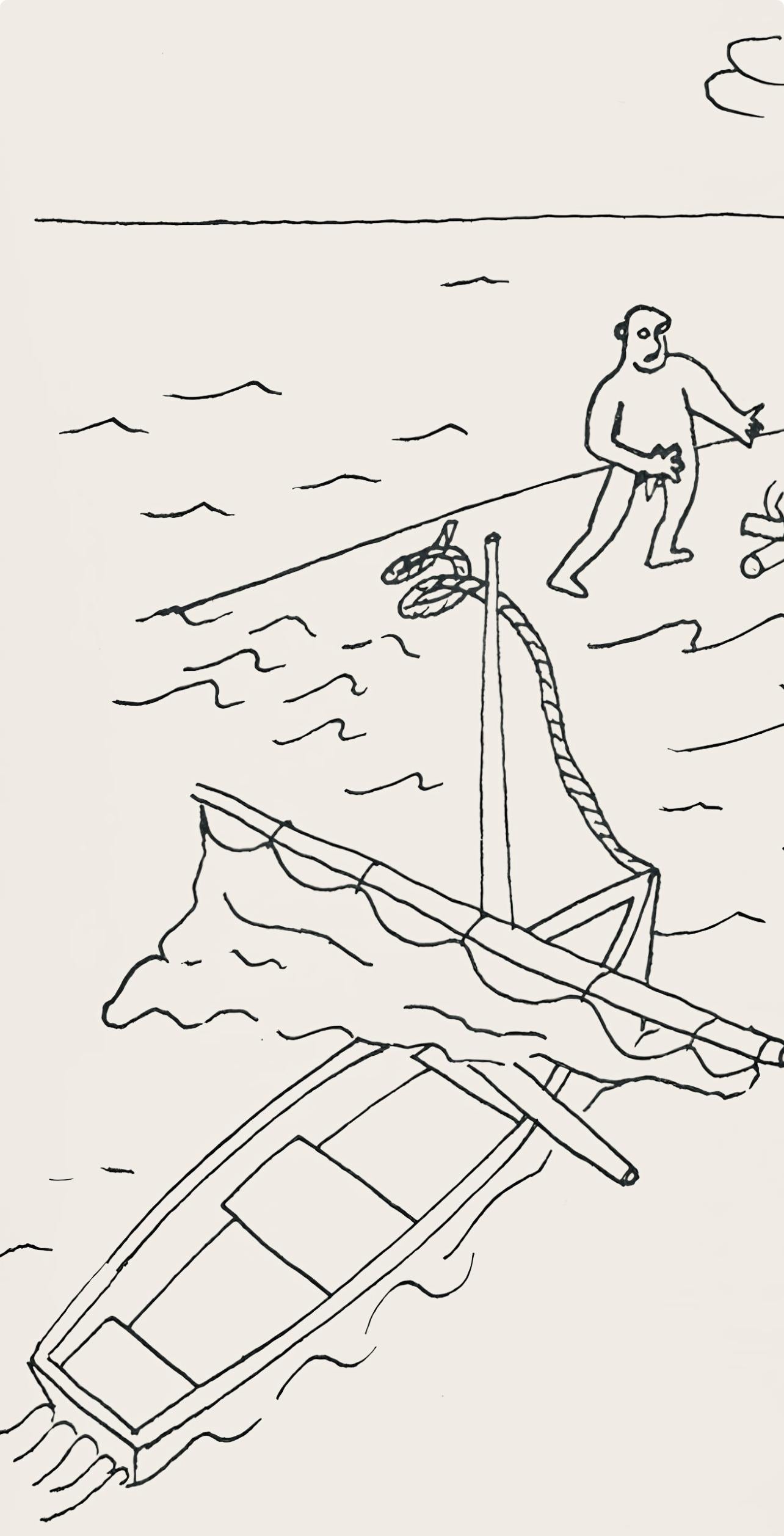 Calder, Komposition, Ein Bestiary (after) – Print von Alexander Calder