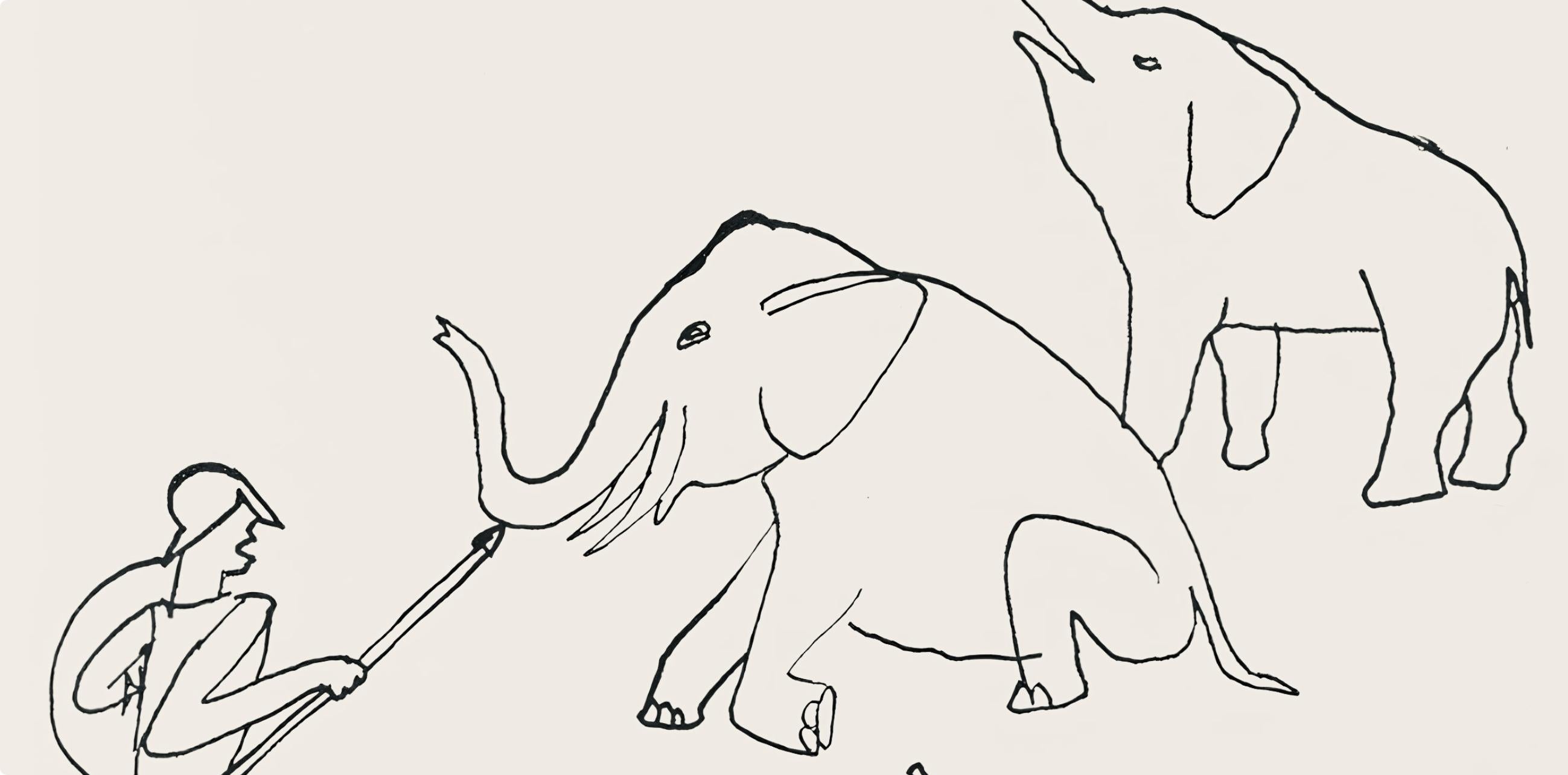 Calder, Komposition, Ein Bestiary (after) (Surrealismus), Print, von Alexander Calder