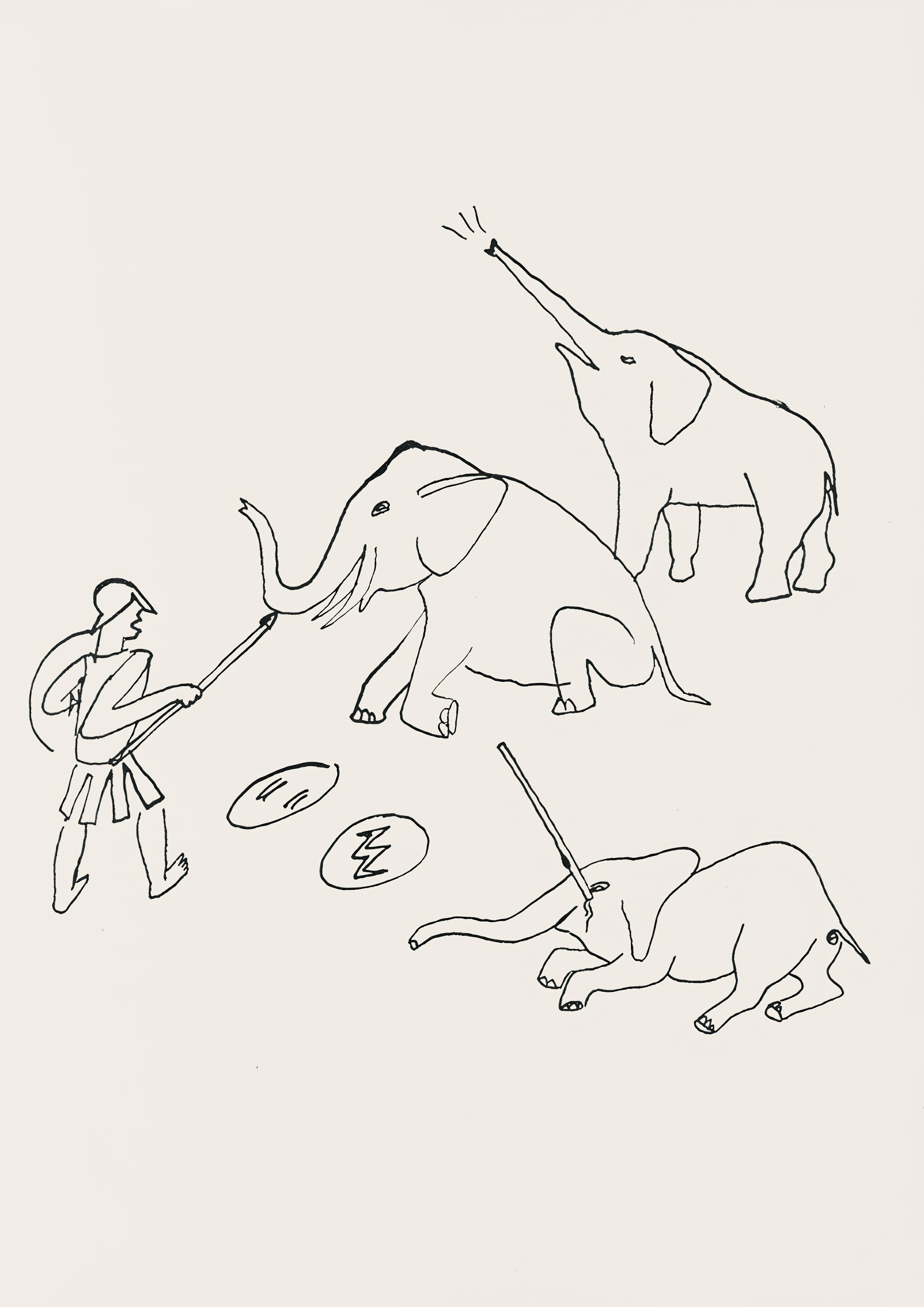 Calder, Komposition, Ein Bestiary (after) im Angebot 1