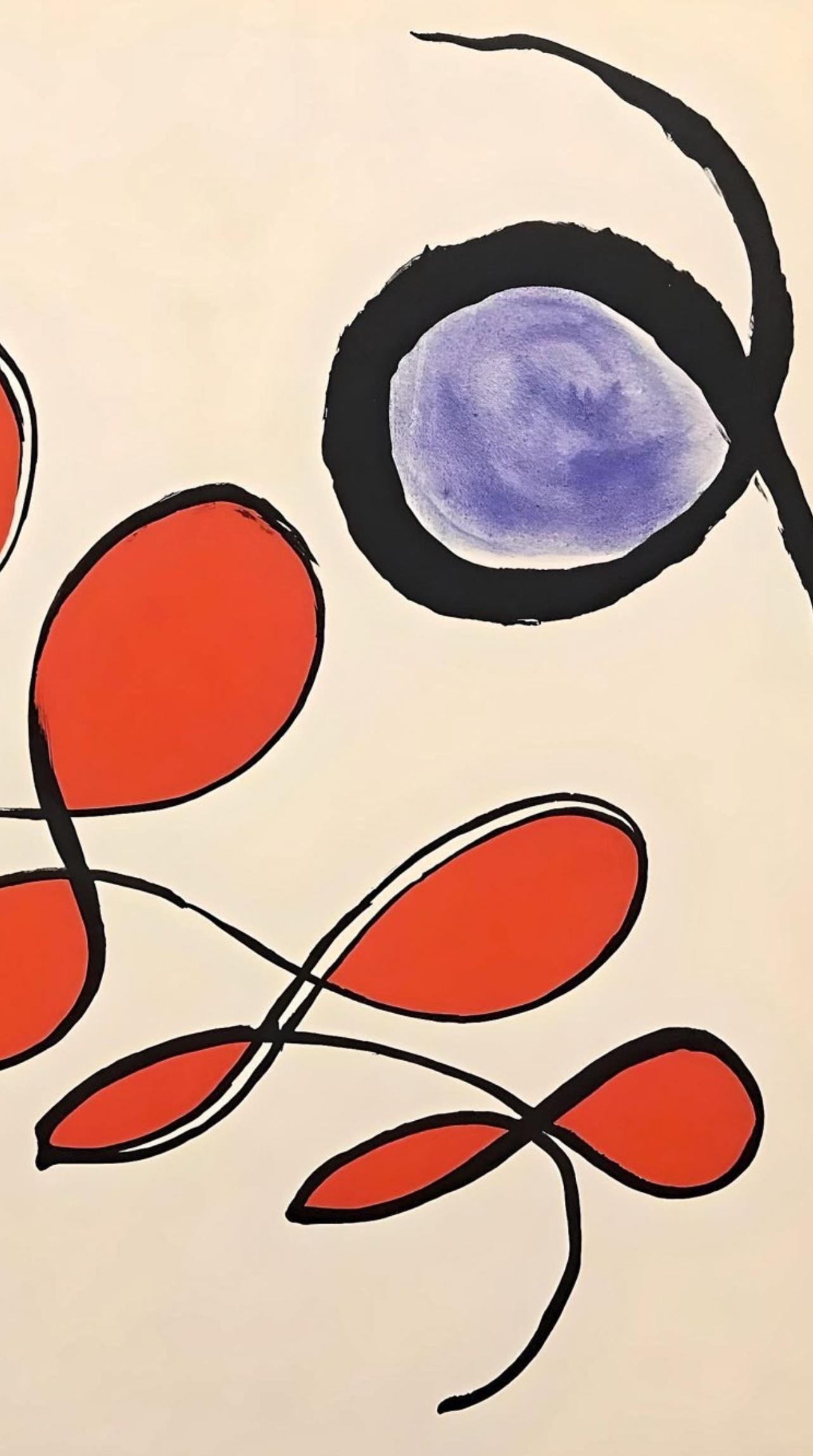 Calder, Komposition, Derrière le miroir (nach) – Print von Alexander Calder