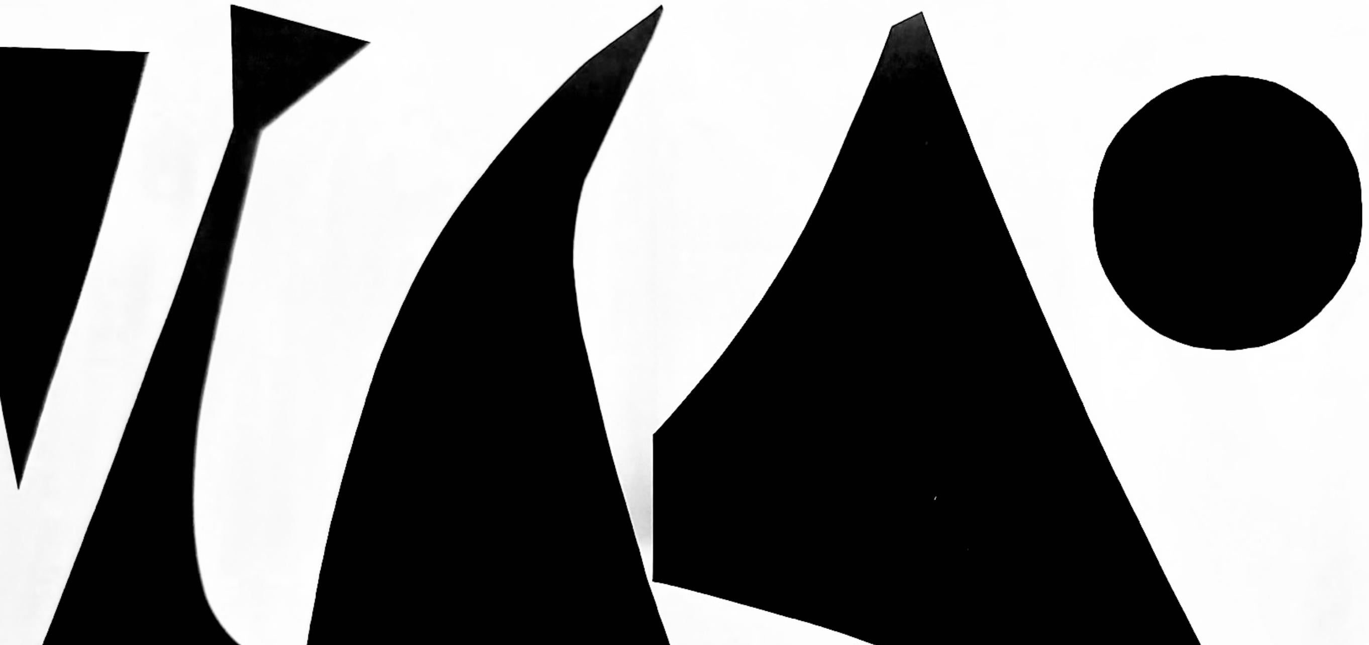 Calder, Composition, Derrière le miroir (d'après) - Print de Alexander Calder