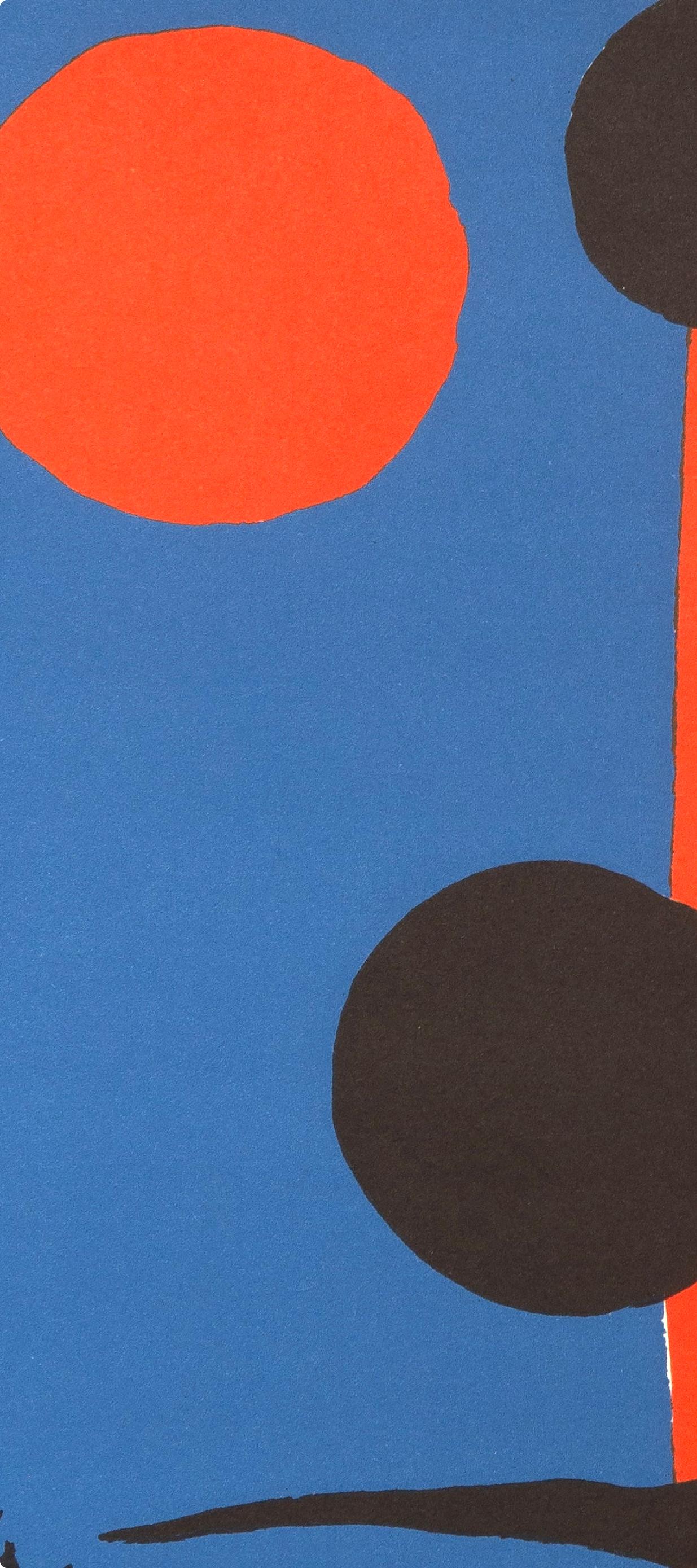 Calder, Composition, Derrière le miroir (after) - Print by Alexander Calder