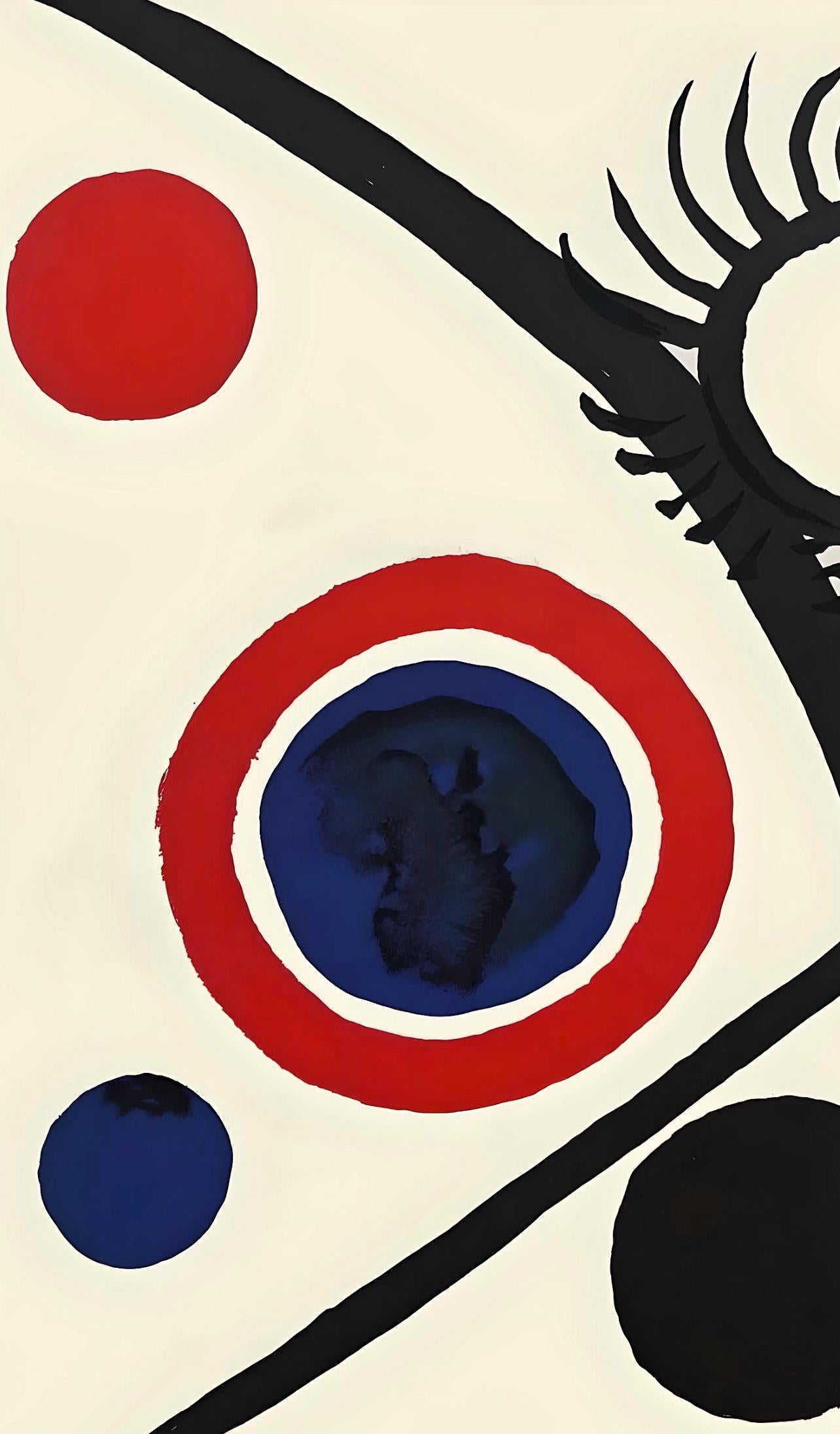 Calder, Composition, Derrière le miroir (d'après) - Moderne Print par Alexander Calder
