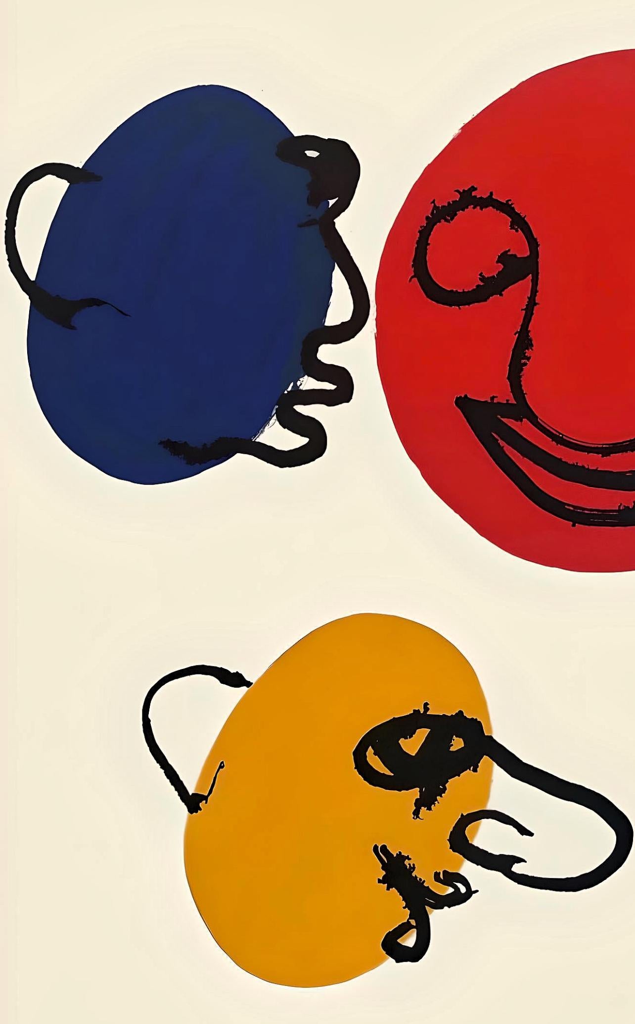 Calder, Composition, Derrière le miroir (after) - Modern Print by Alexander Calder
