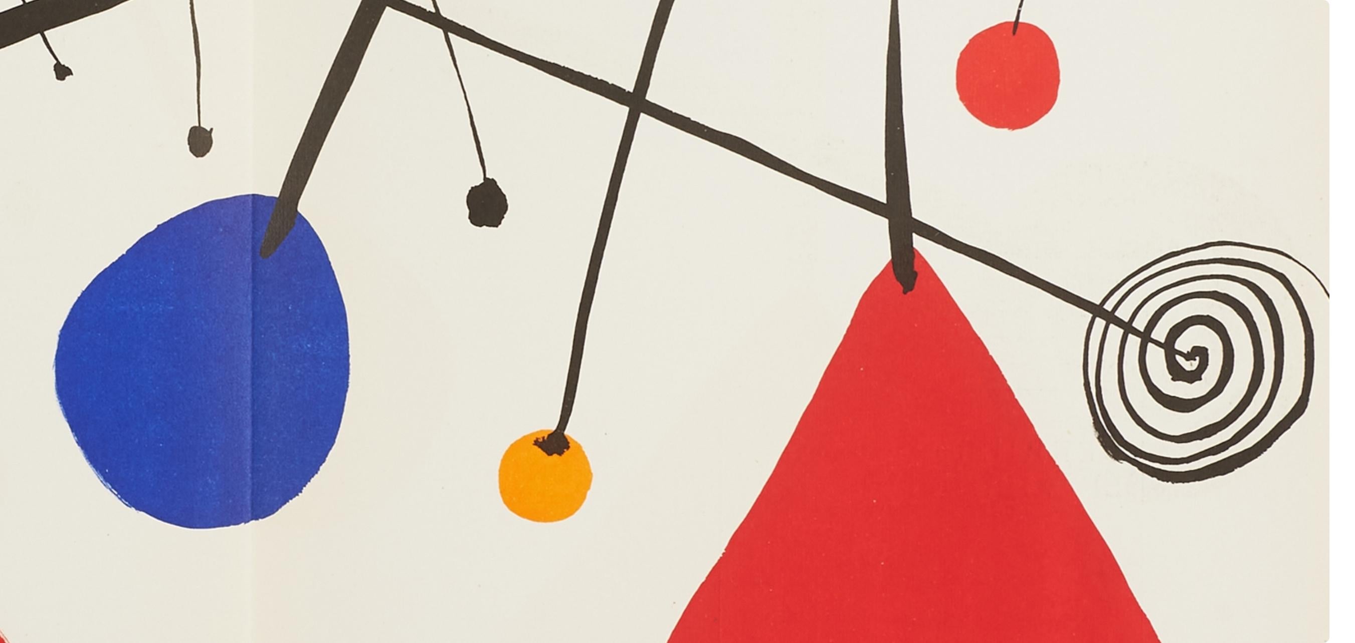 Calder, Komposition, Derrière le miroir (nach) (Moderne), Print, von Alexander Calder