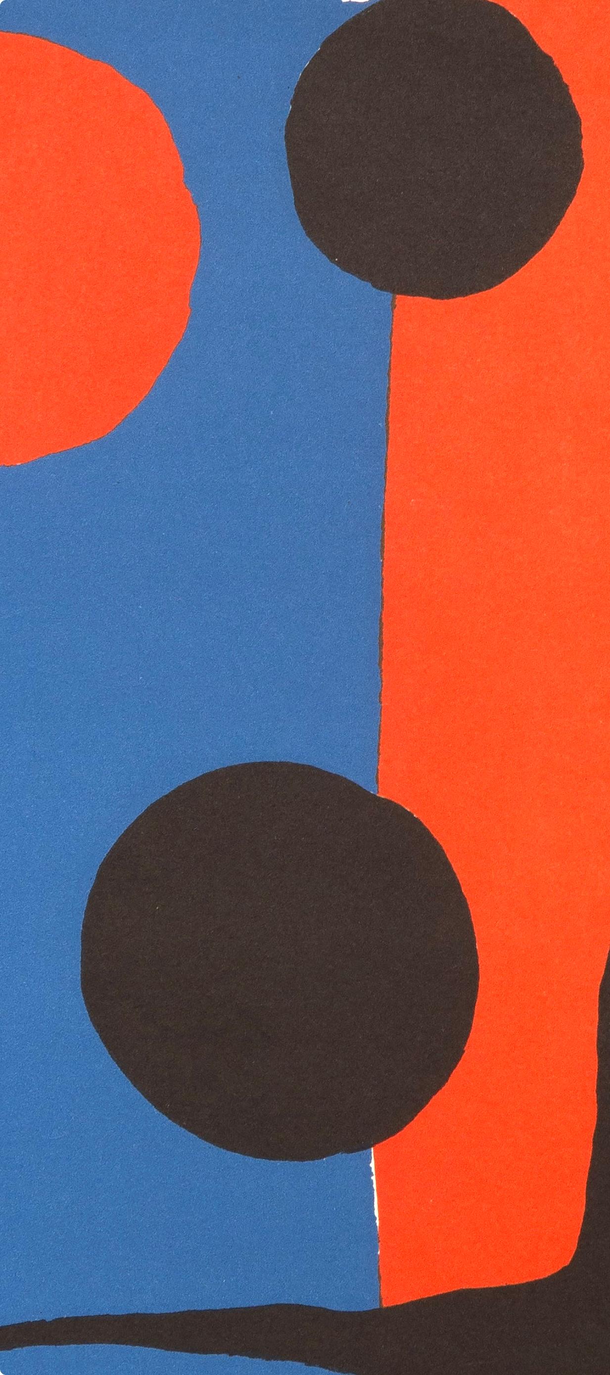 Calder, Composition, Derrière le miroir (after) - Modern Print by Alexander Calder
