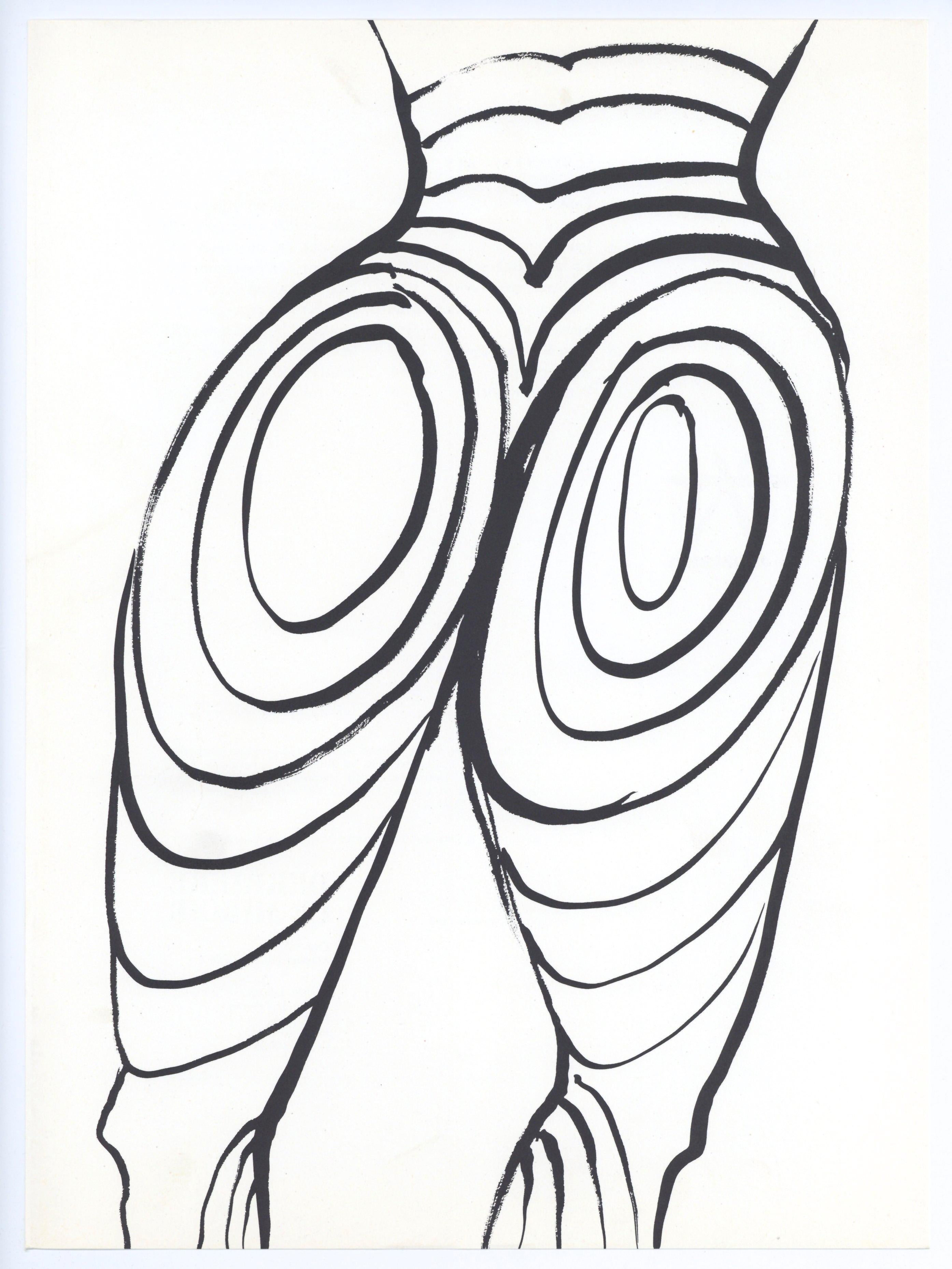 Calder, Composition, Derrière le miroir (after) 1