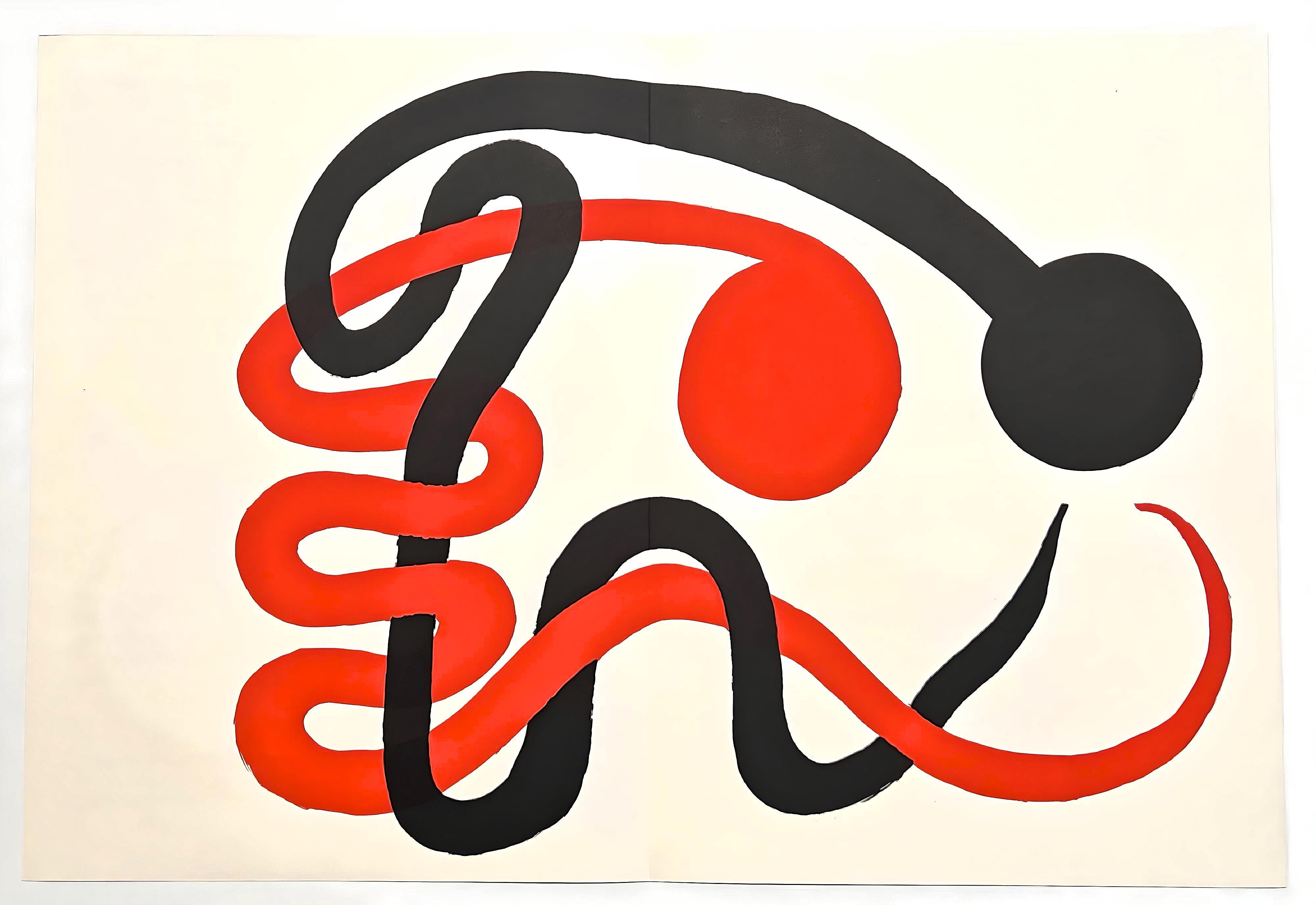 Calder, Composition, Derrière le miroir (after) For Sale 1