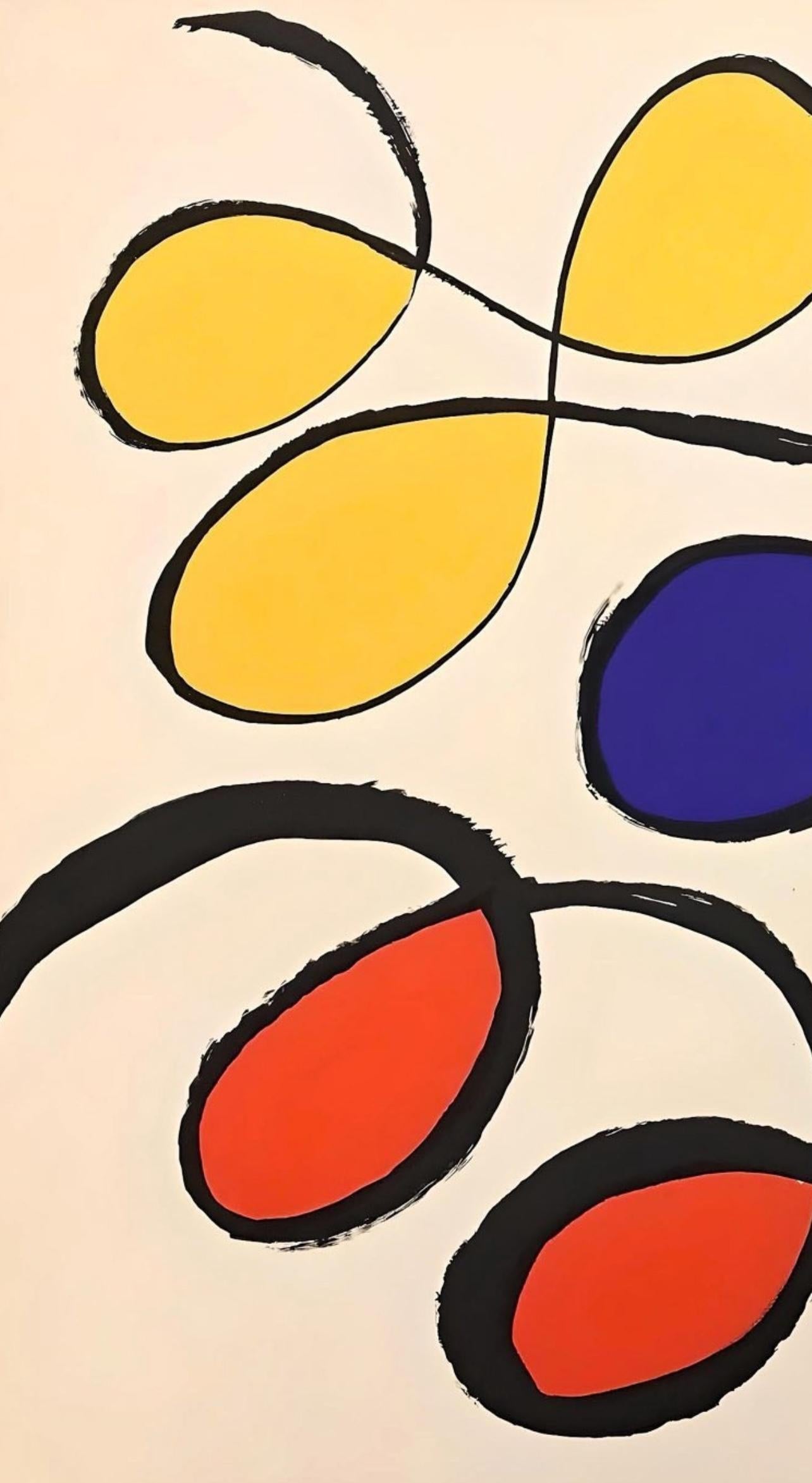Calder, Composition, Derrière le miroir (d'après) en vente 1