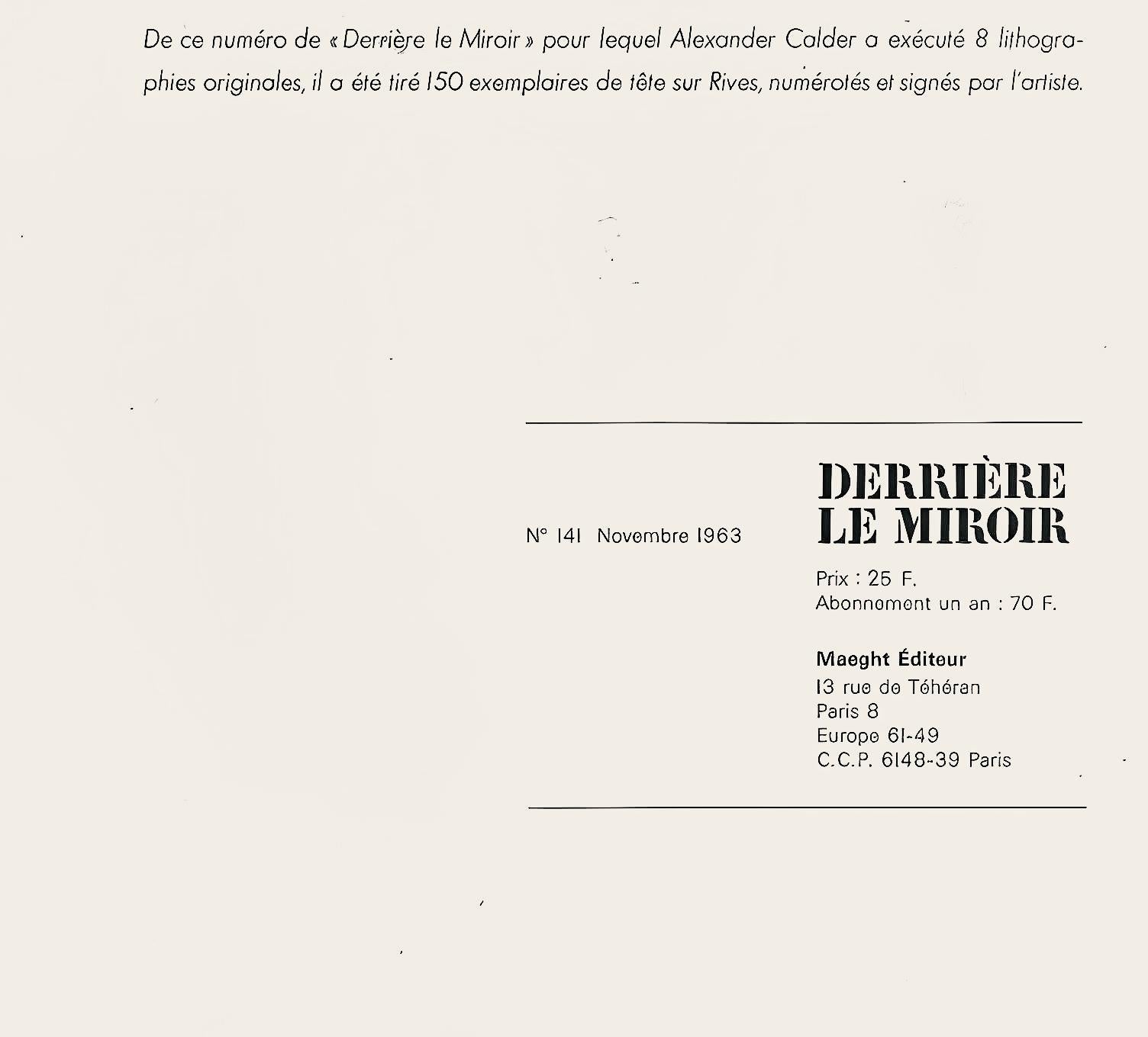 Calder, Composizione, Derrière le miroir (dopo) 1