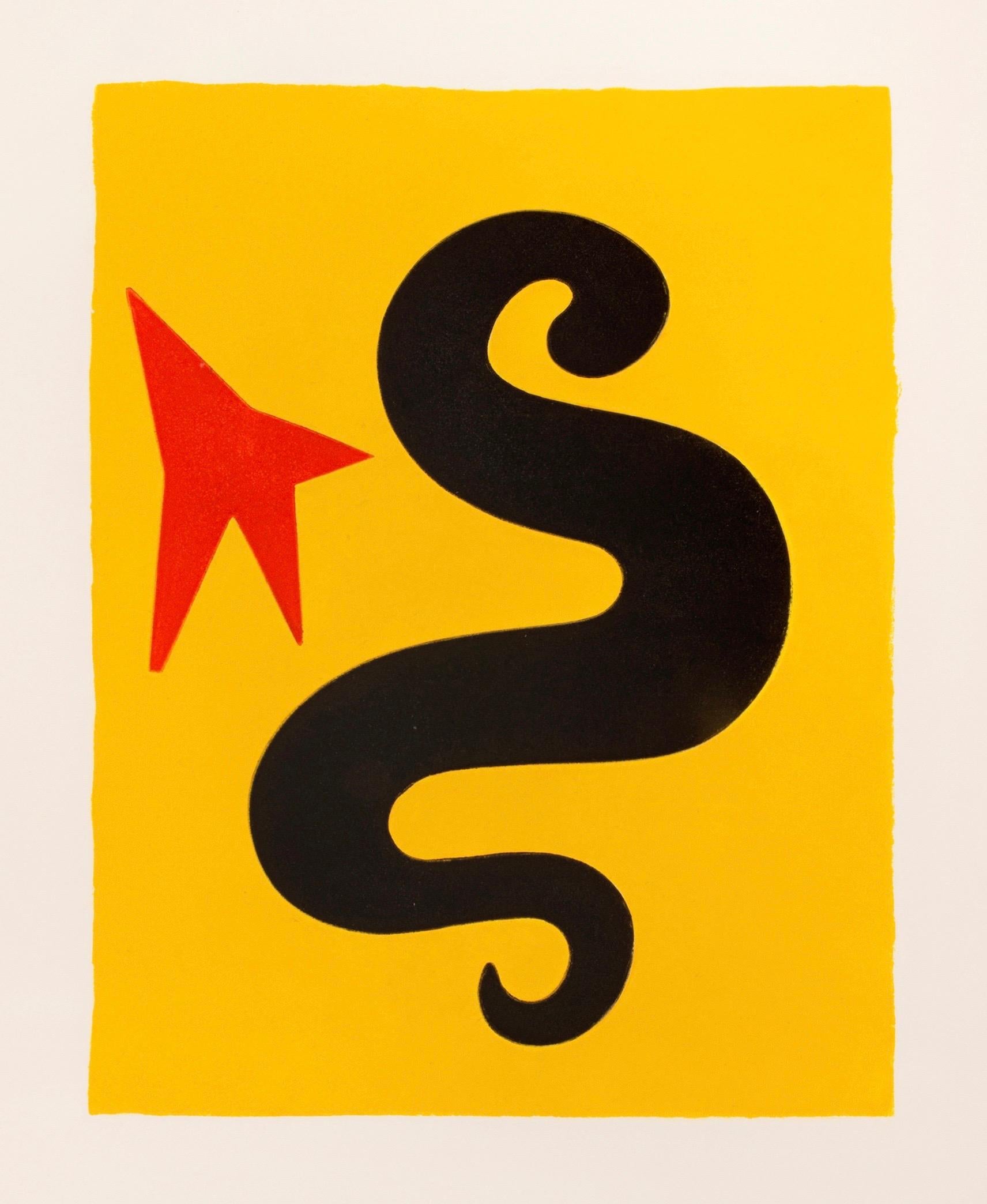 Calder, Composition, Derrière le miroir (d'après) en vente 1