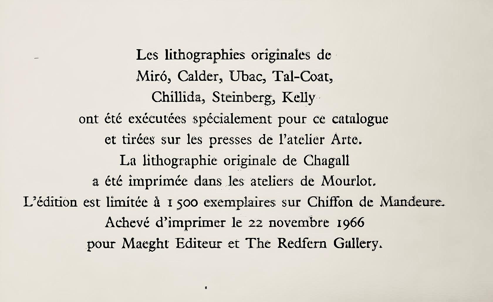 Calder, Composition, Derrière le miroir (after) For Sale 2