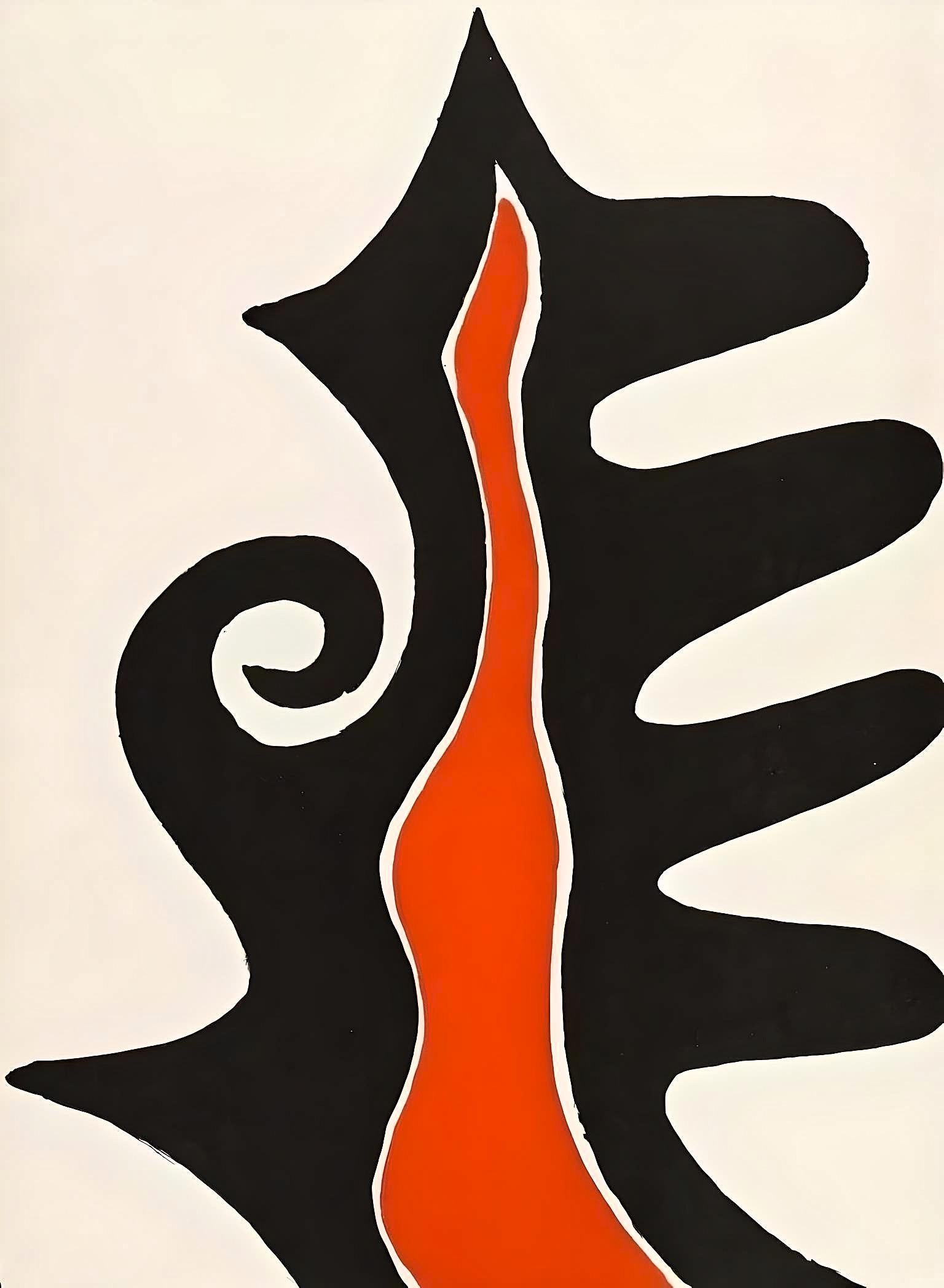 Still-Life Print Alexander Calder - Calder, Composition, Derrière le miroir (d'après)