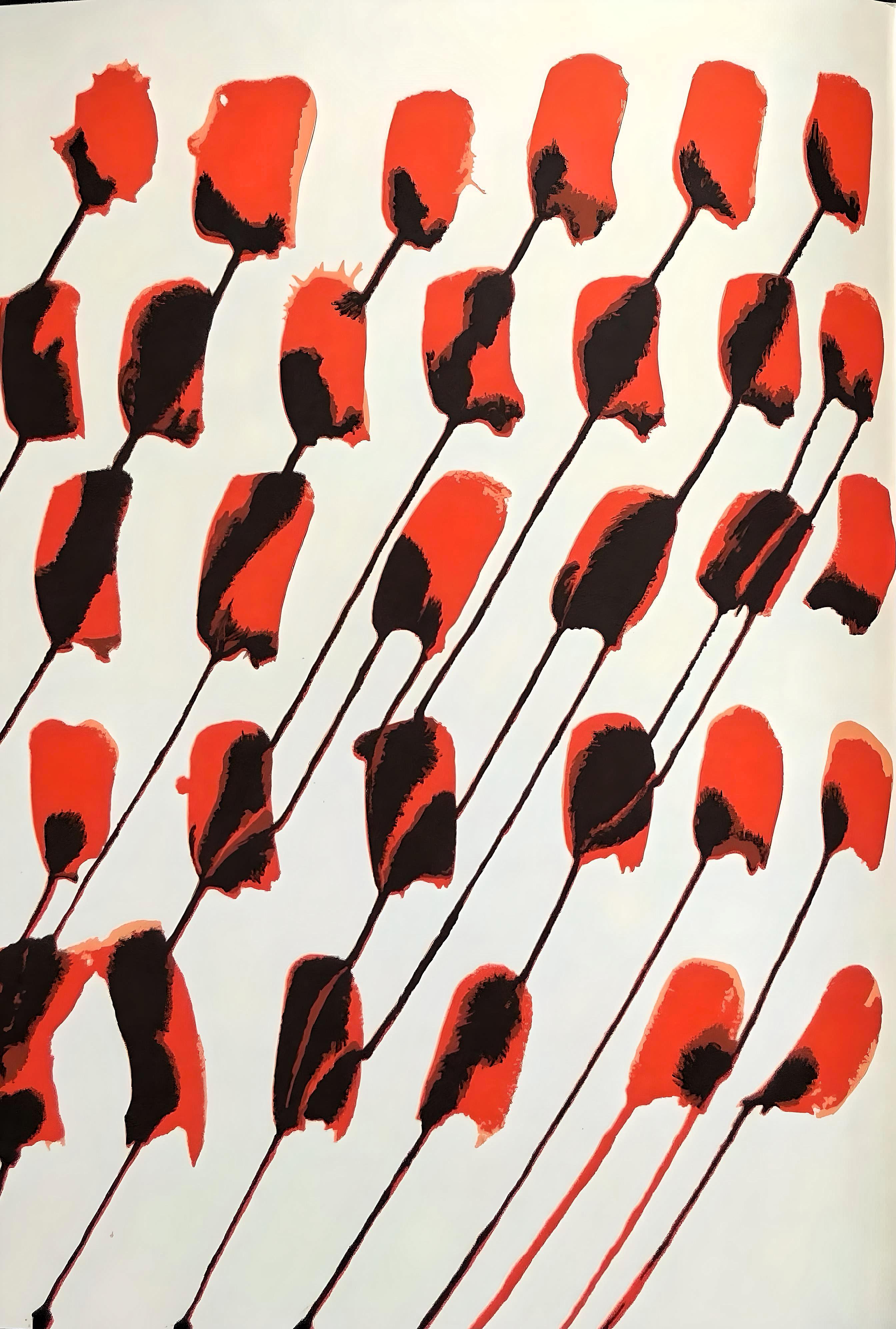 Alexander Calder Abstract Print - Calder, Composition, Derrière le miroir (after)