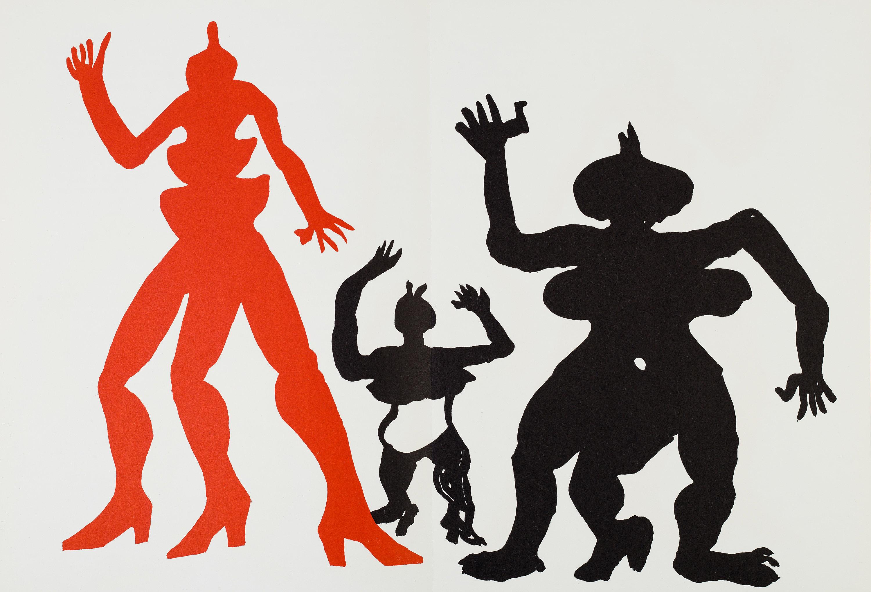 Calder, Composition, Derrière le miroir (after)