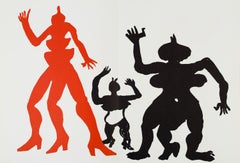 Calder, Composition, Derrière le miroir (d'après)