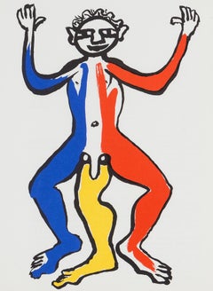 Calder, Composition, Derrière le miroir (after)
