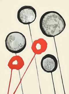 Vintage Calder, Composition, Derrière le miroir (after)