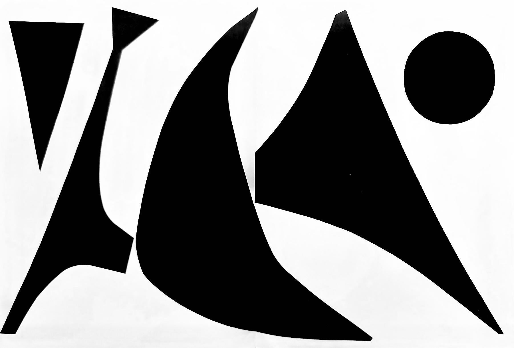Calder, Composition, Derrière le miroir (after)