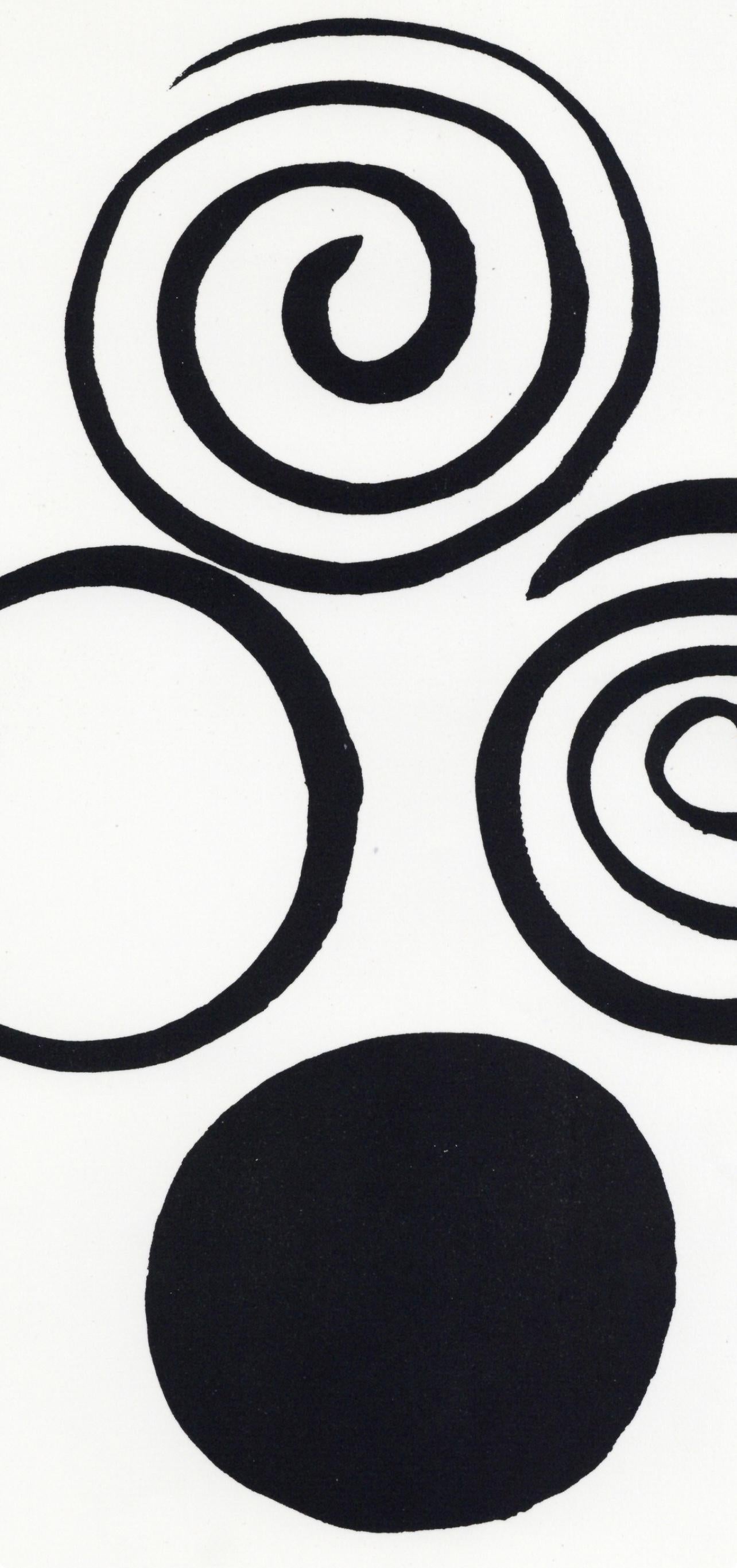Calder, Komposition, Musée National d'Art Moderne, Paris (nach) – Print von Alexander Calder