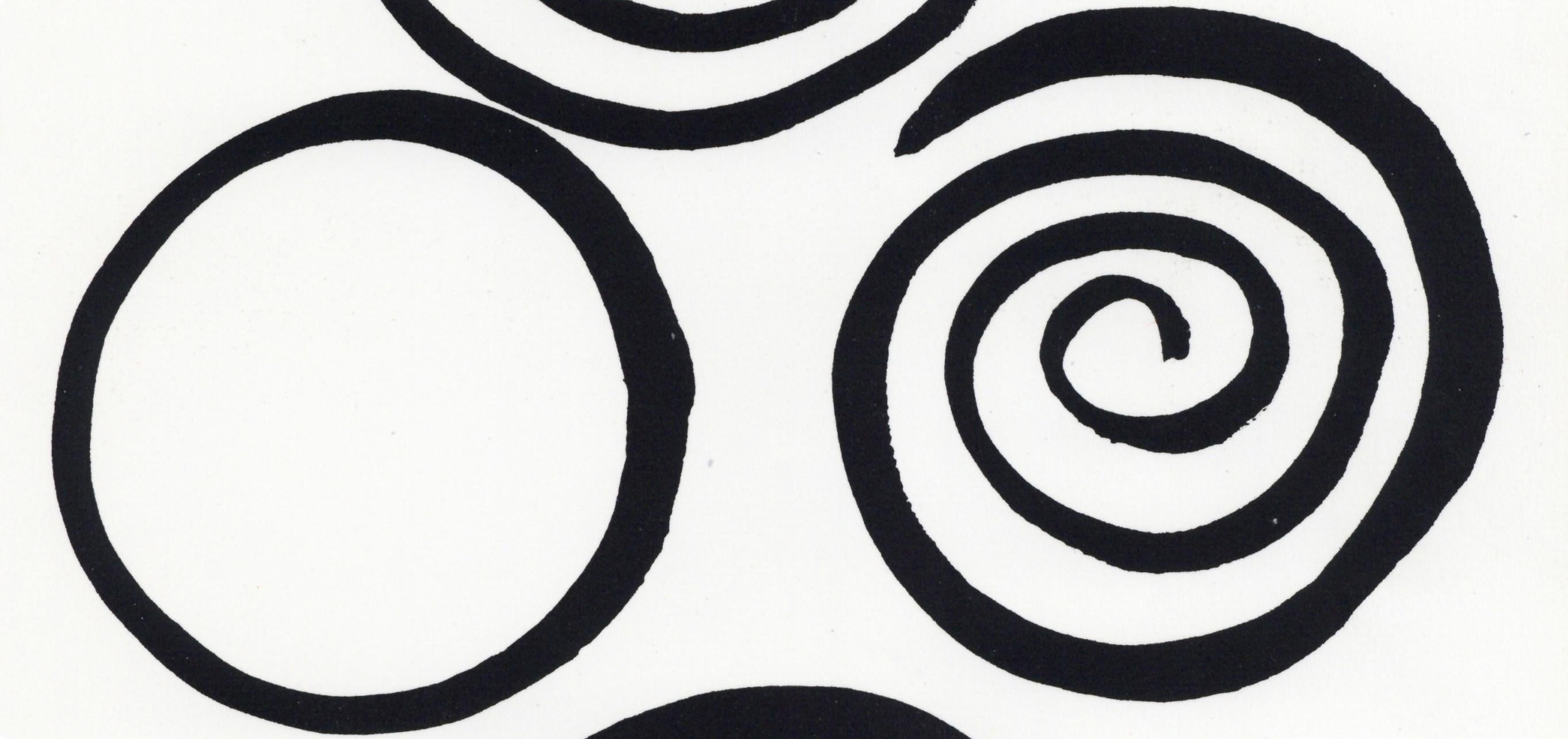 Calder, Komposition, Musée National d'Art Moderne, Paris (nach) (Weiß), Abstract Print, von Alexander Calder