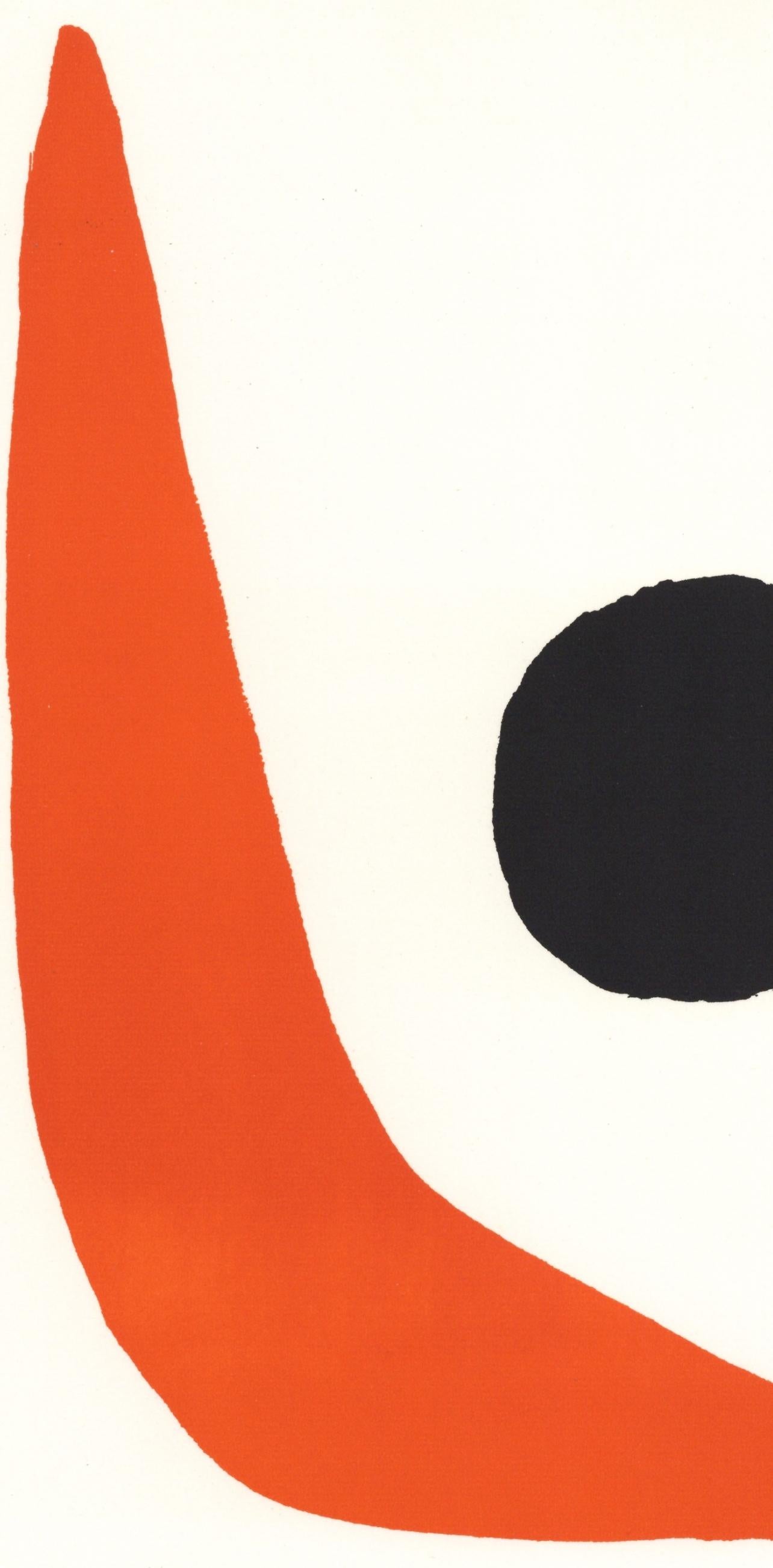 Calder, Composition, Musée National d'Art Moderne, Paris (after) - White Still-Life Print by Alexander Calder