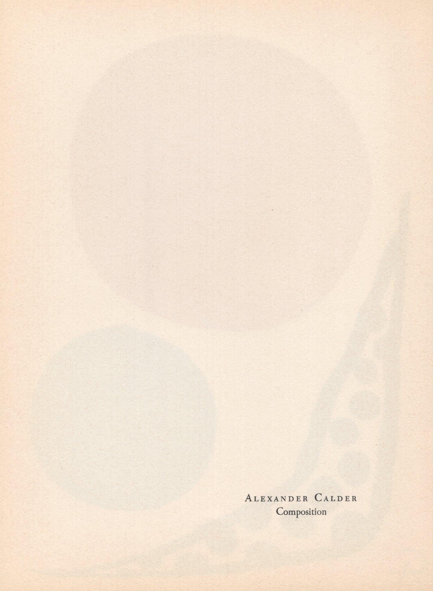 Calder, Composition, Prints from the Mourlot Press (after) For Sale 3