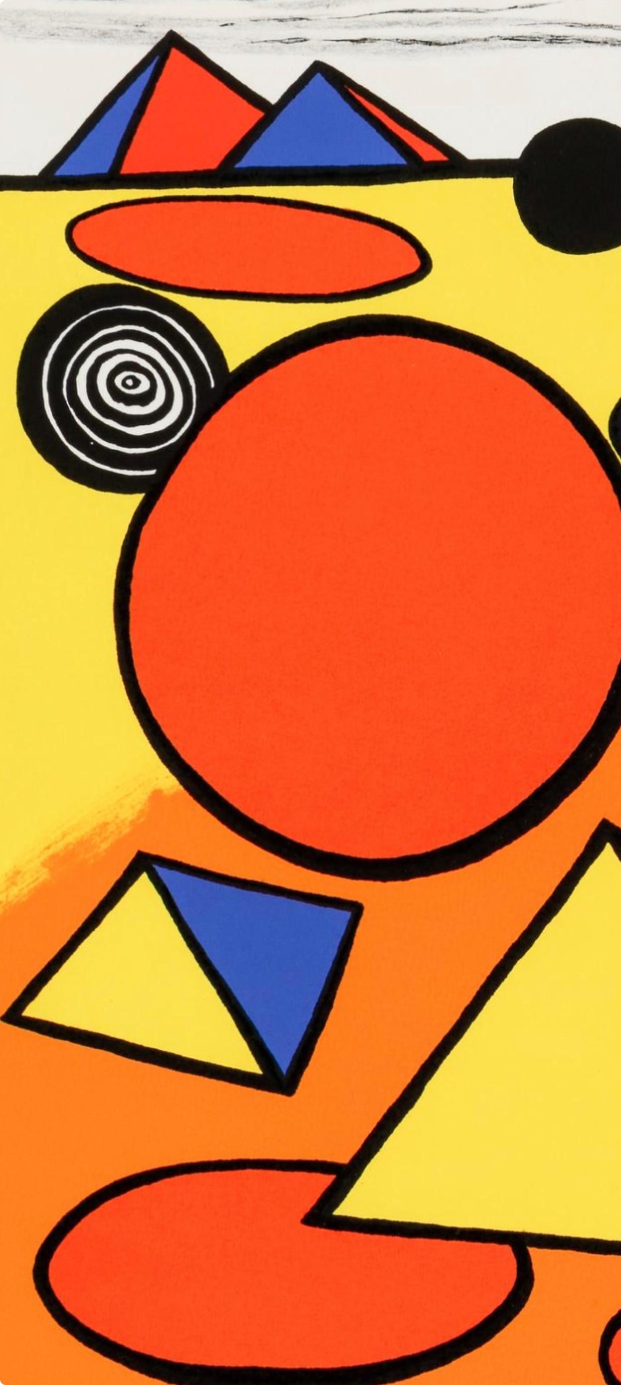 Calder, Composition, San Lazzaro et ses Amis, XXe Siècle (after) - Print by Alexander Calder