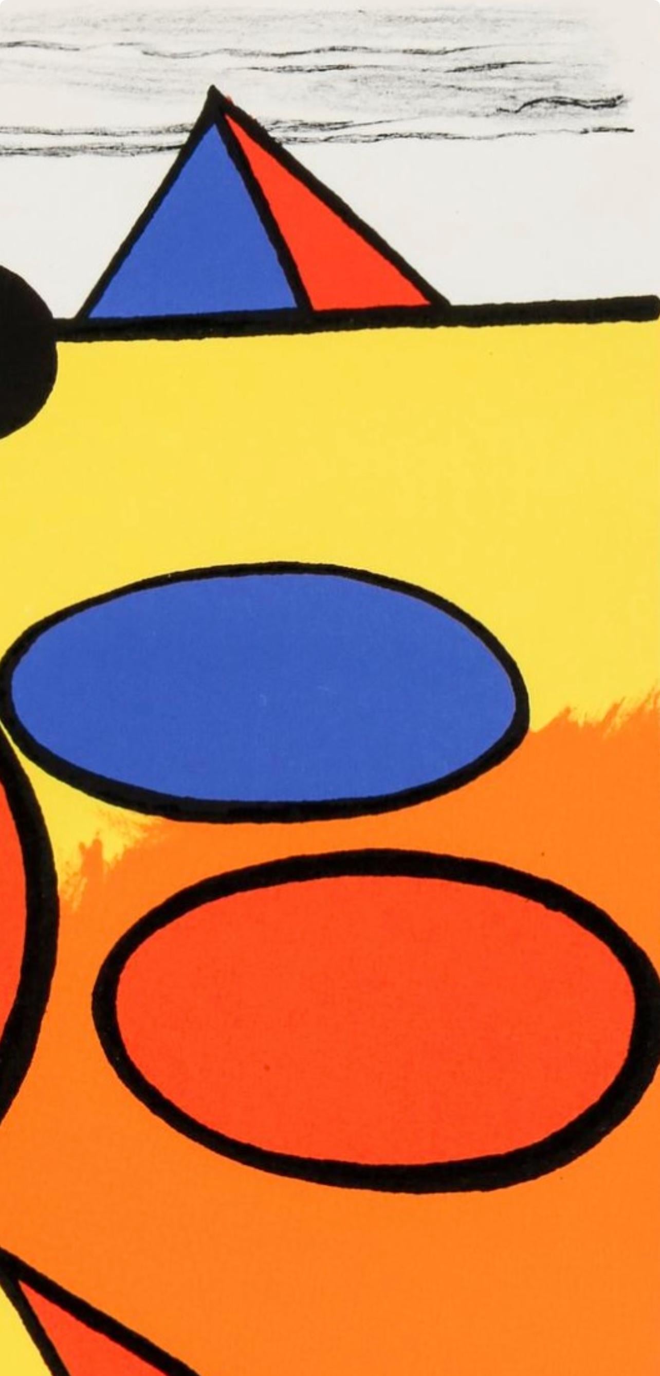 Calder, Composition, San Lazzaro et ses Amis, XXe Siècle (after) - Modern Print by Alexander Calder