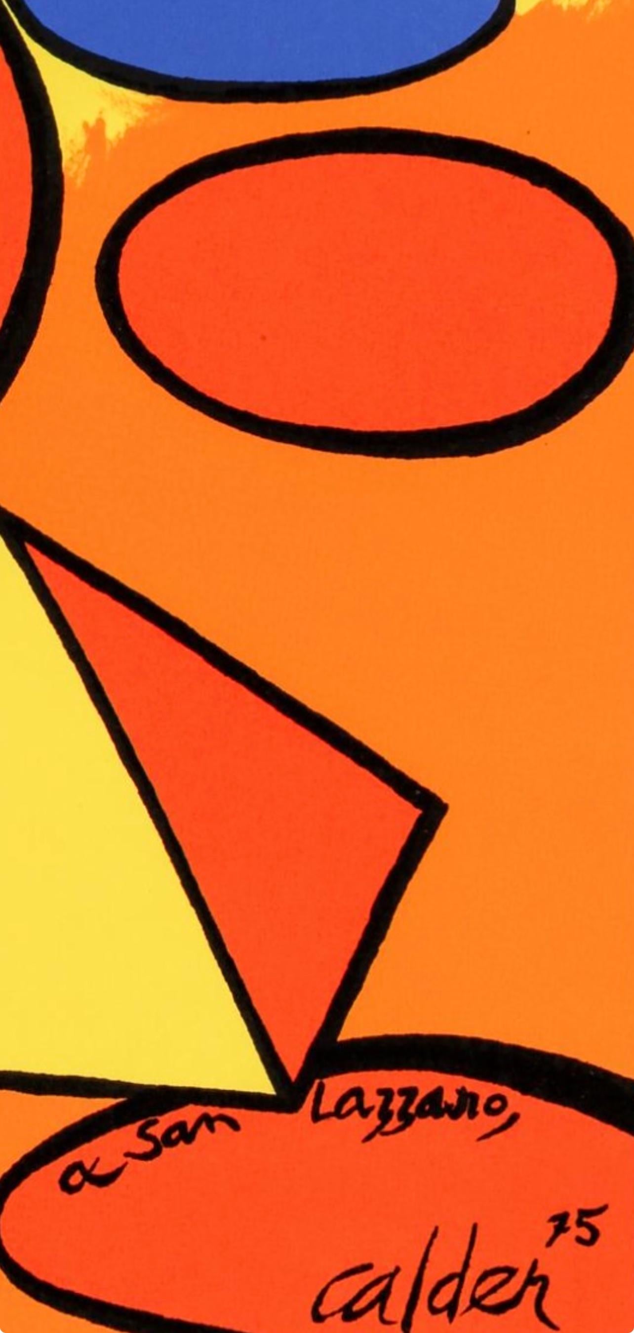 Calder, Composition, San Lazzaro et ses Amis, XXe Siècle (after) For Sale 2