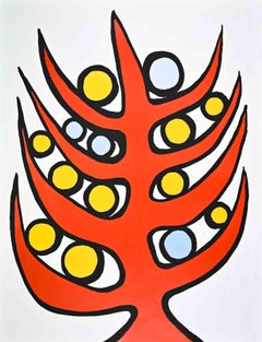 Calder Exhibition Poster - Vintage Screen Print after Alexander Calder - 1976