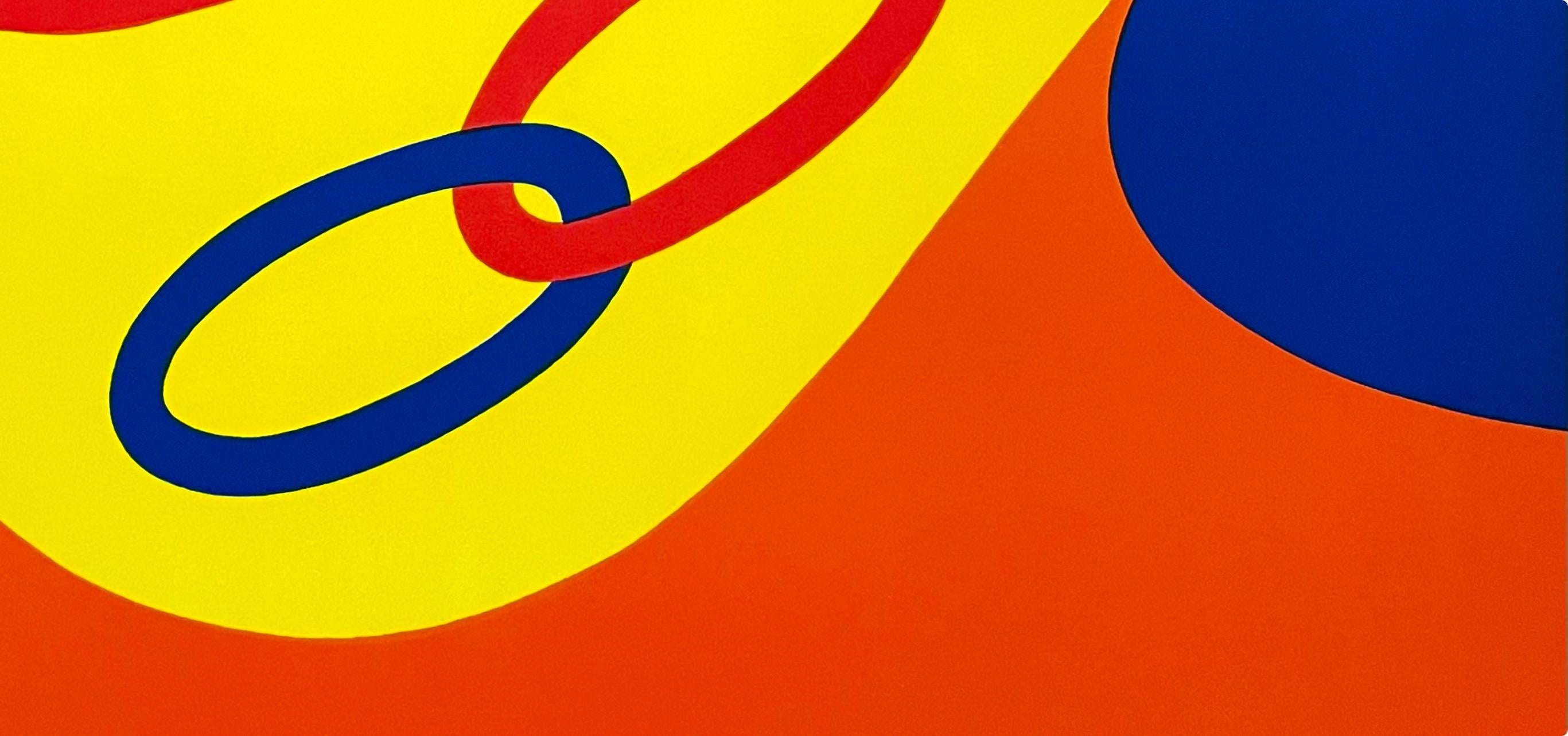 Calder, Friendship, Braniff International Airways Flying Colors (after) - Red Abstract Print by Alexander Calder