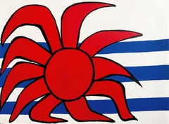 Calder, Soleil sur la Vagues (Sol rojo sobre las olas), Alexander Calder