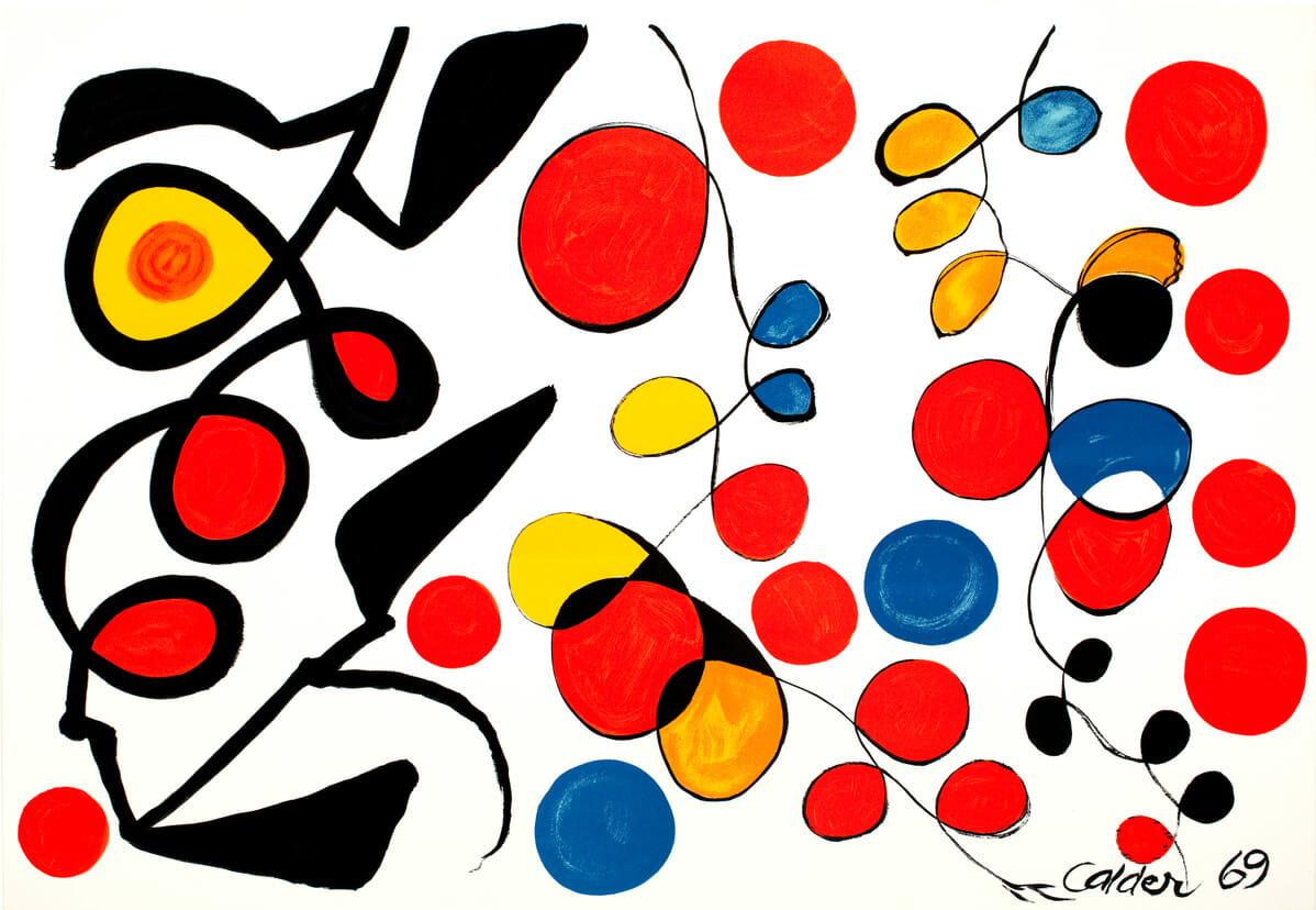 Alexander Calder Figurative Print - Calder, Spring Carnival, The Collector's Guild Ltd. (after)