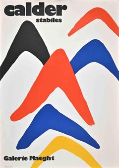 Vintage Poster after Alexander Calder - 1970s