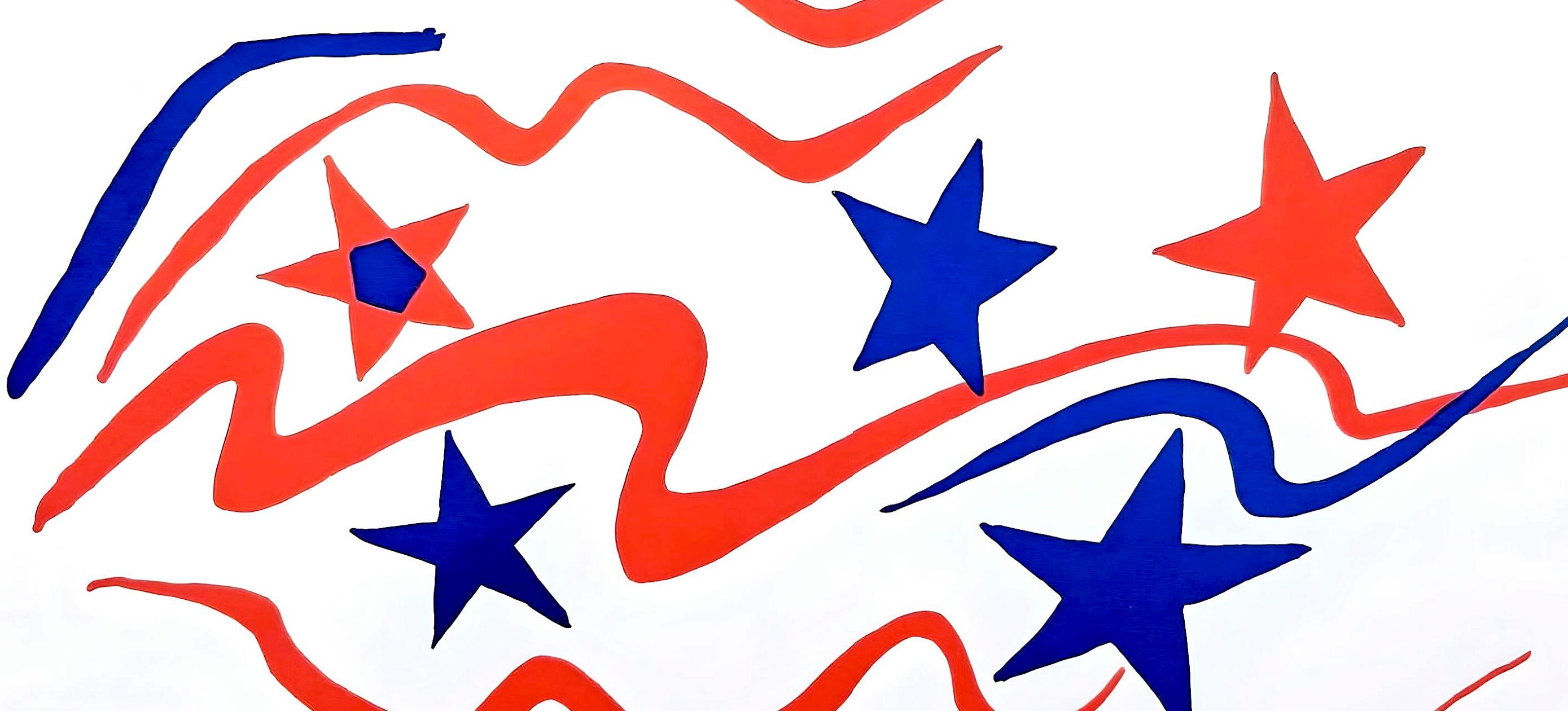 Calder, Stars and Stripes, Braniff International Airways Flying Colors (after) - Modern Print by Alexander Calder