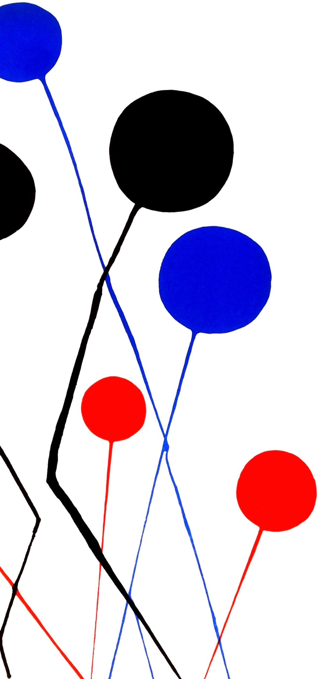 Calder, The Blue Balloon, Spanish Refugee Aid (after) - Print by Alexander Calder
