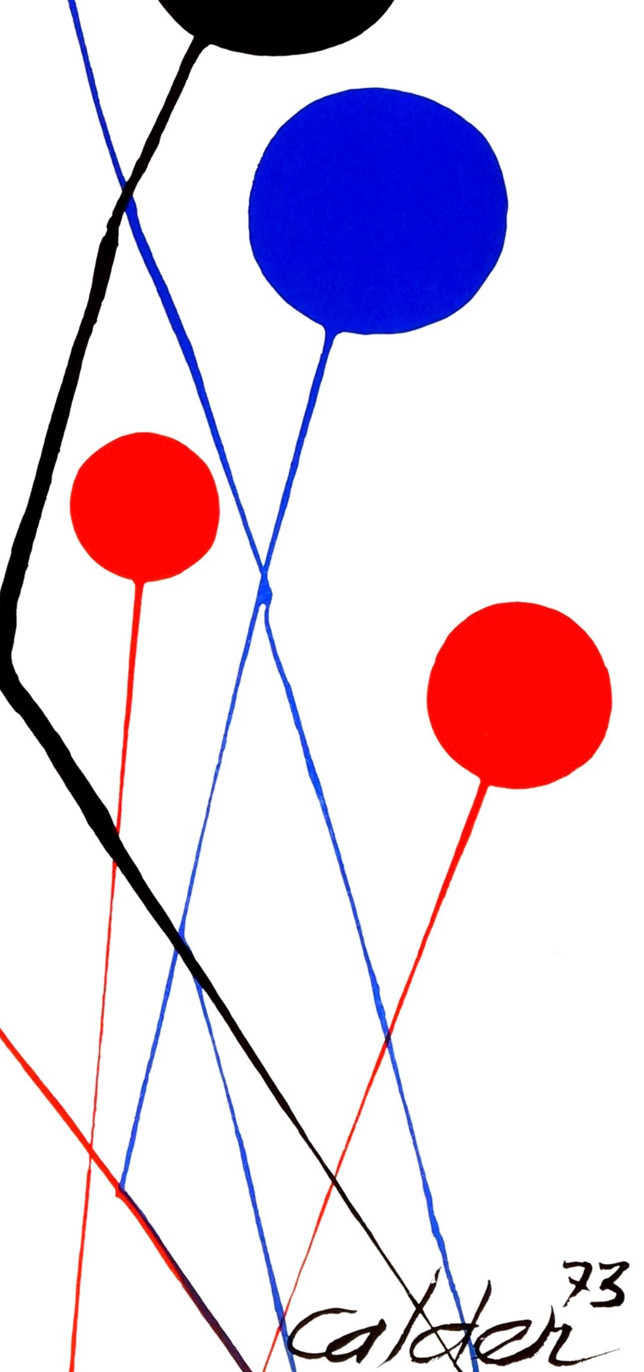 Calder, The Blue Balloon, Spanish Refugee Aid (after) For Sale 1