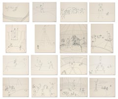 Calder's Circus, Portfolio of 16 Offset Lithographs After Alexander Calder