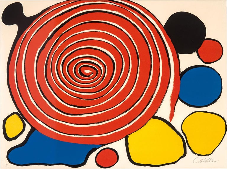 Alexander Calder Abstract Print - Caracol