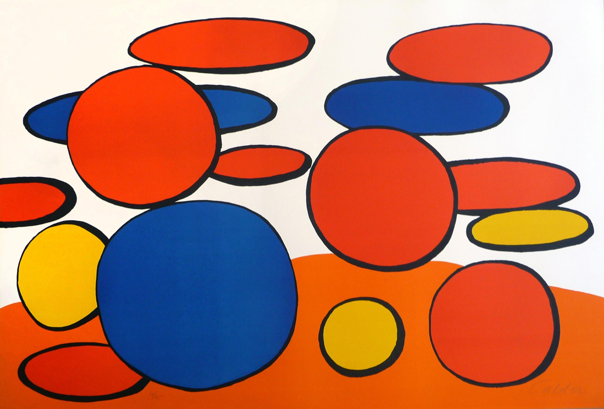Alexander Calder Abstract Print - Cercles (Circles)