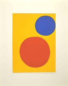 Champ Jaune II - Lithograph by Alexander Calder - 1973