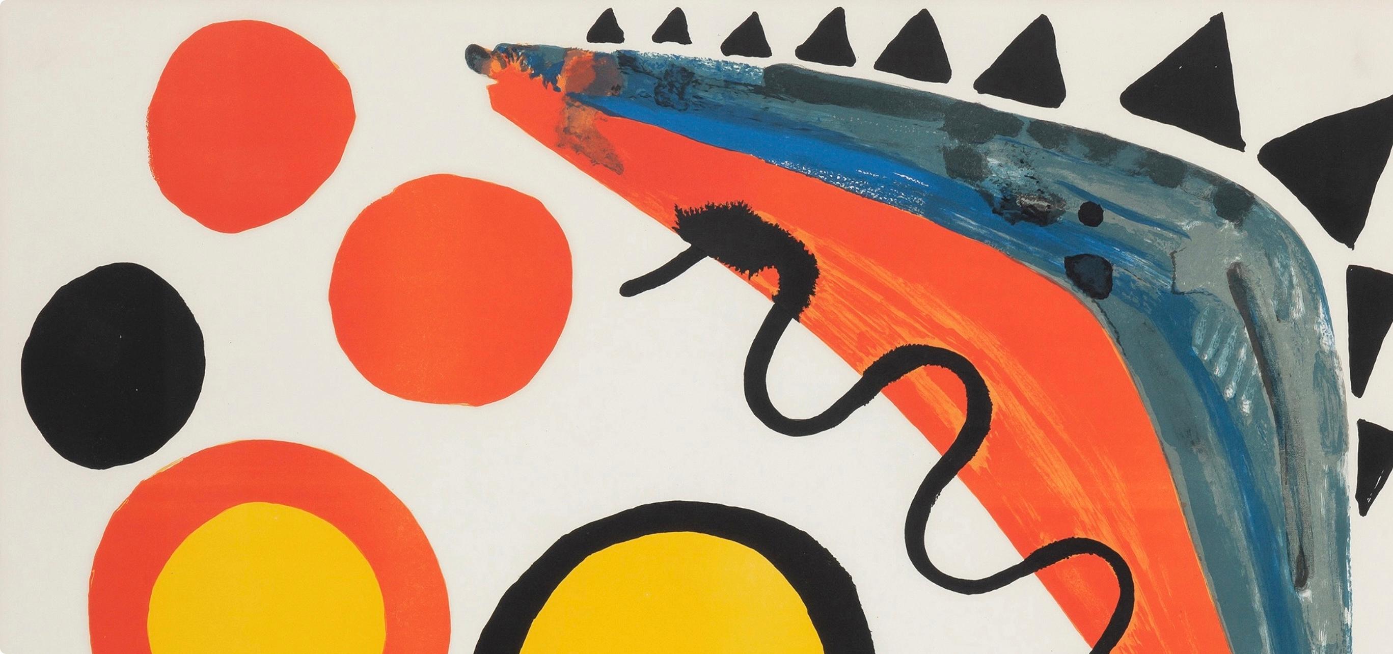 Cinq Boules et Deux Serpents, Alexander Calder For Sale 1