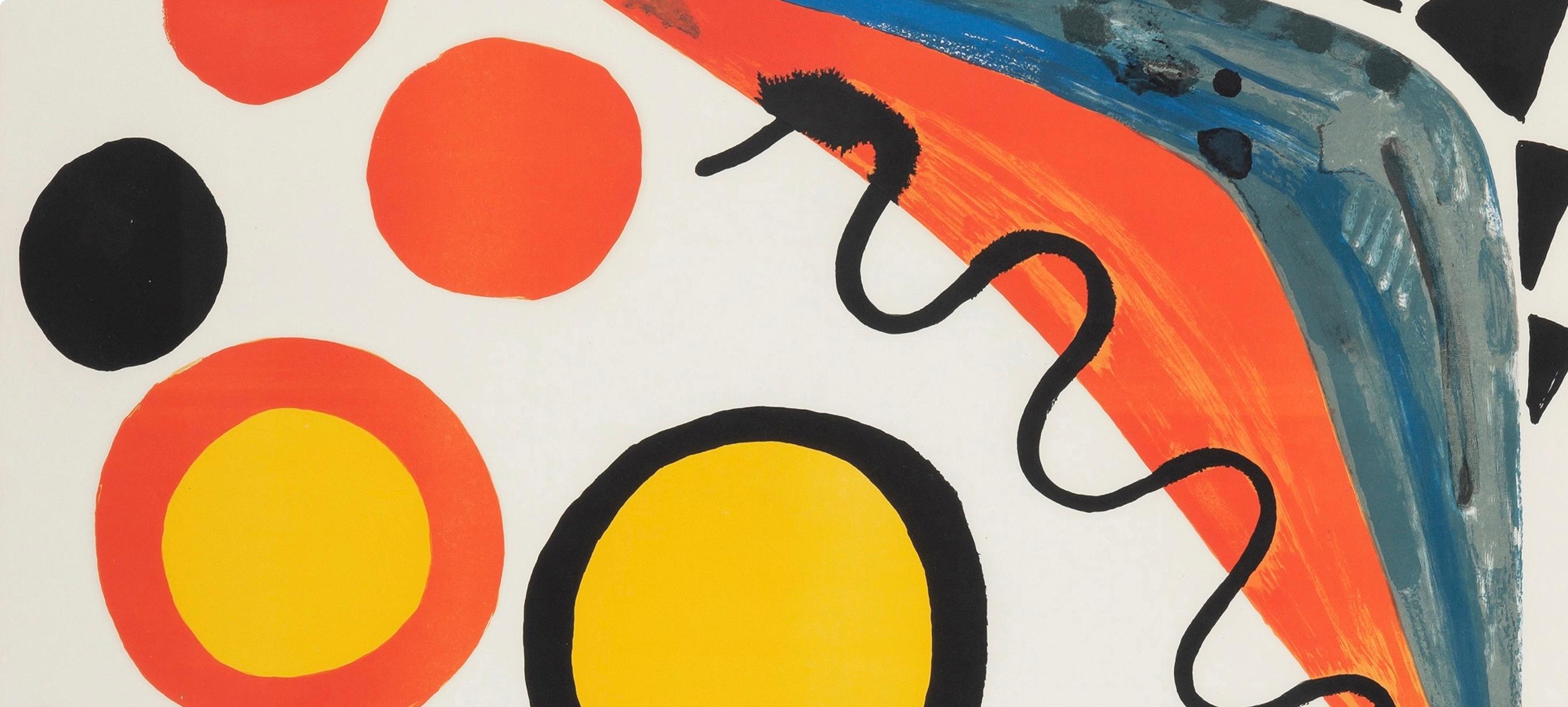Cinq Boules et Deux Serpents, Alexander Calder For Sale 2