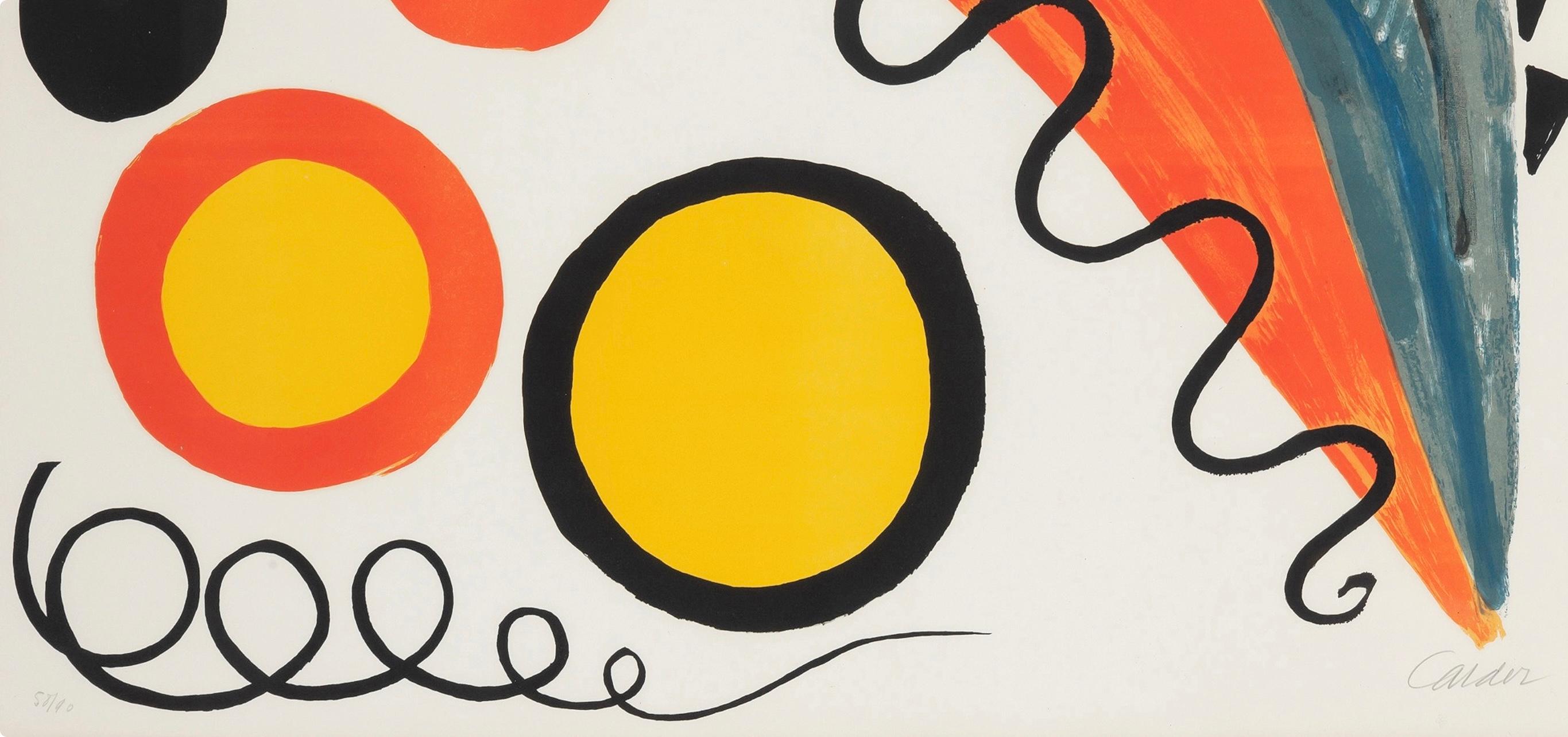 Cinq Boules et Deux Serpents, Alexander Calder For Sale 3